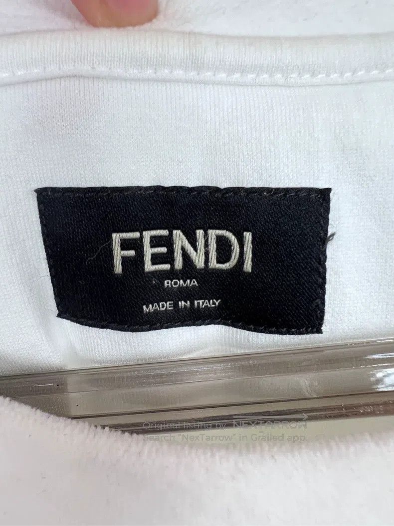 Fendi Fendi Full print logo white towel short sleeve Size US XXL / EU 58 / 5 - 3 Thumbnail
