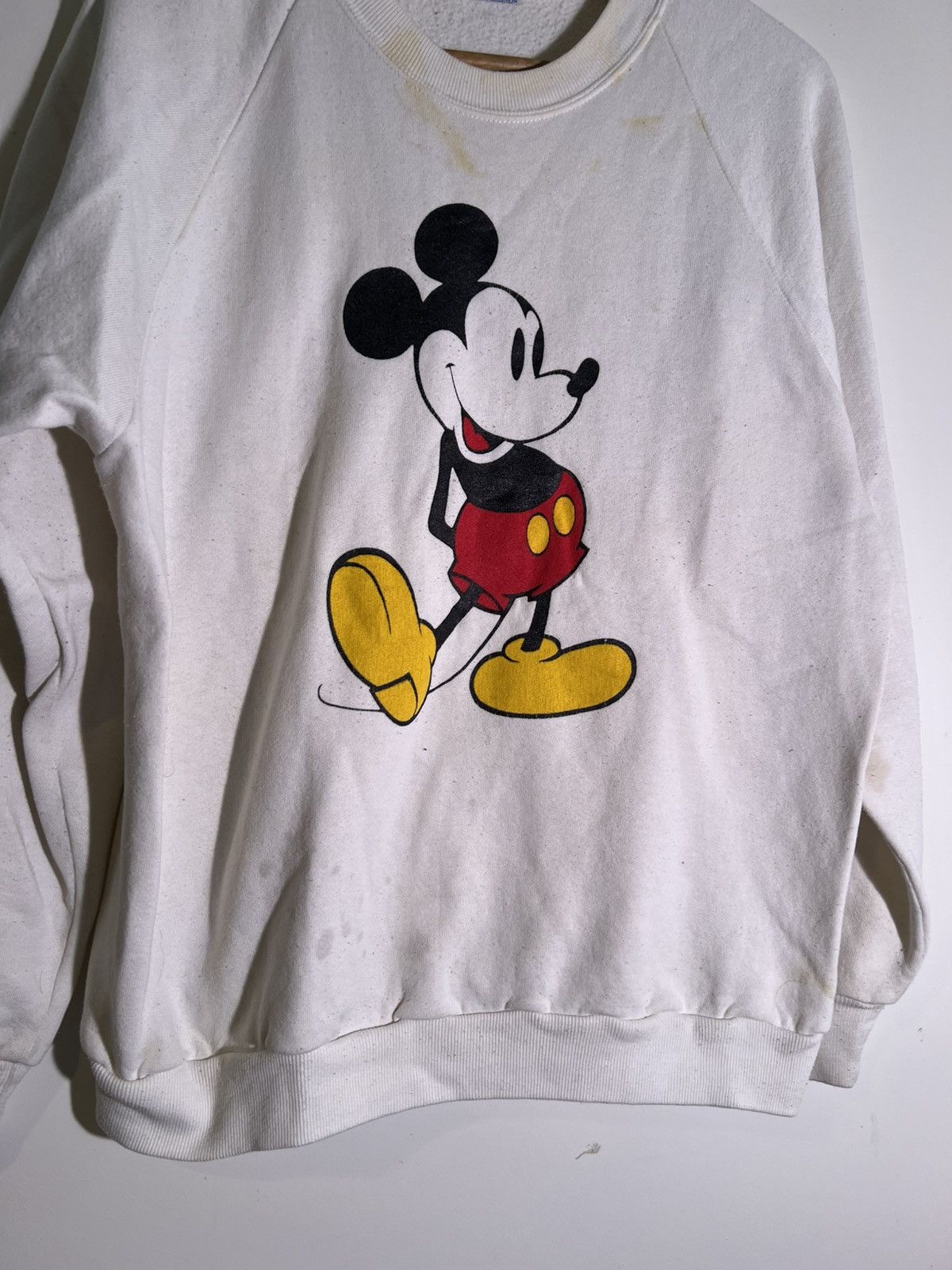 Disney 80’s 90’s VTG Vintage Mickey Mouse Disney Retro Sweatshirt Size US L / EU 52-54 / 3 - 3 Thumbnail