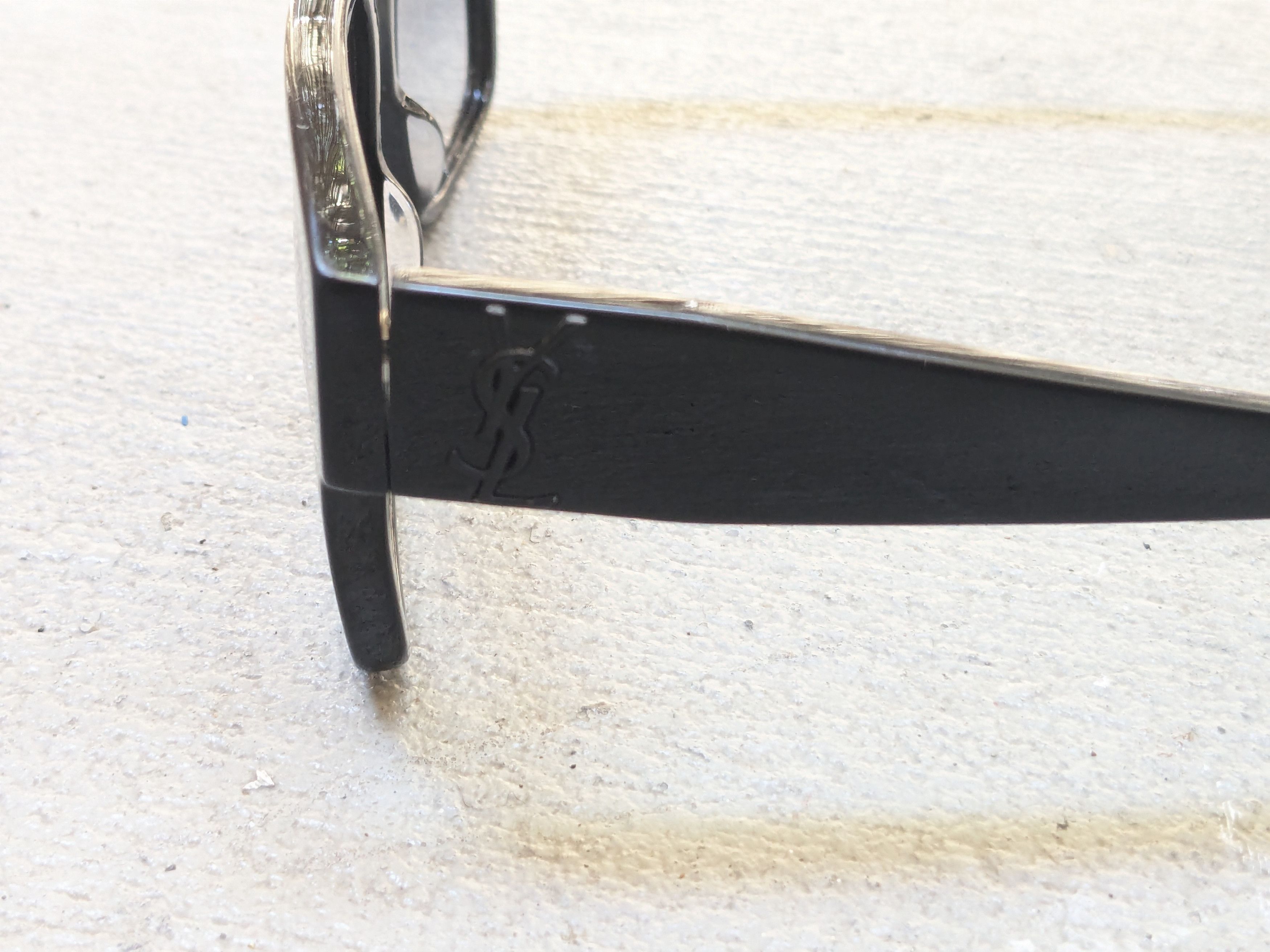 Saint Laurent Paris SAINT LAURENT Sunglasses SL M9N Black Square Blue Size ONE SIZE - 6 Thumbnail