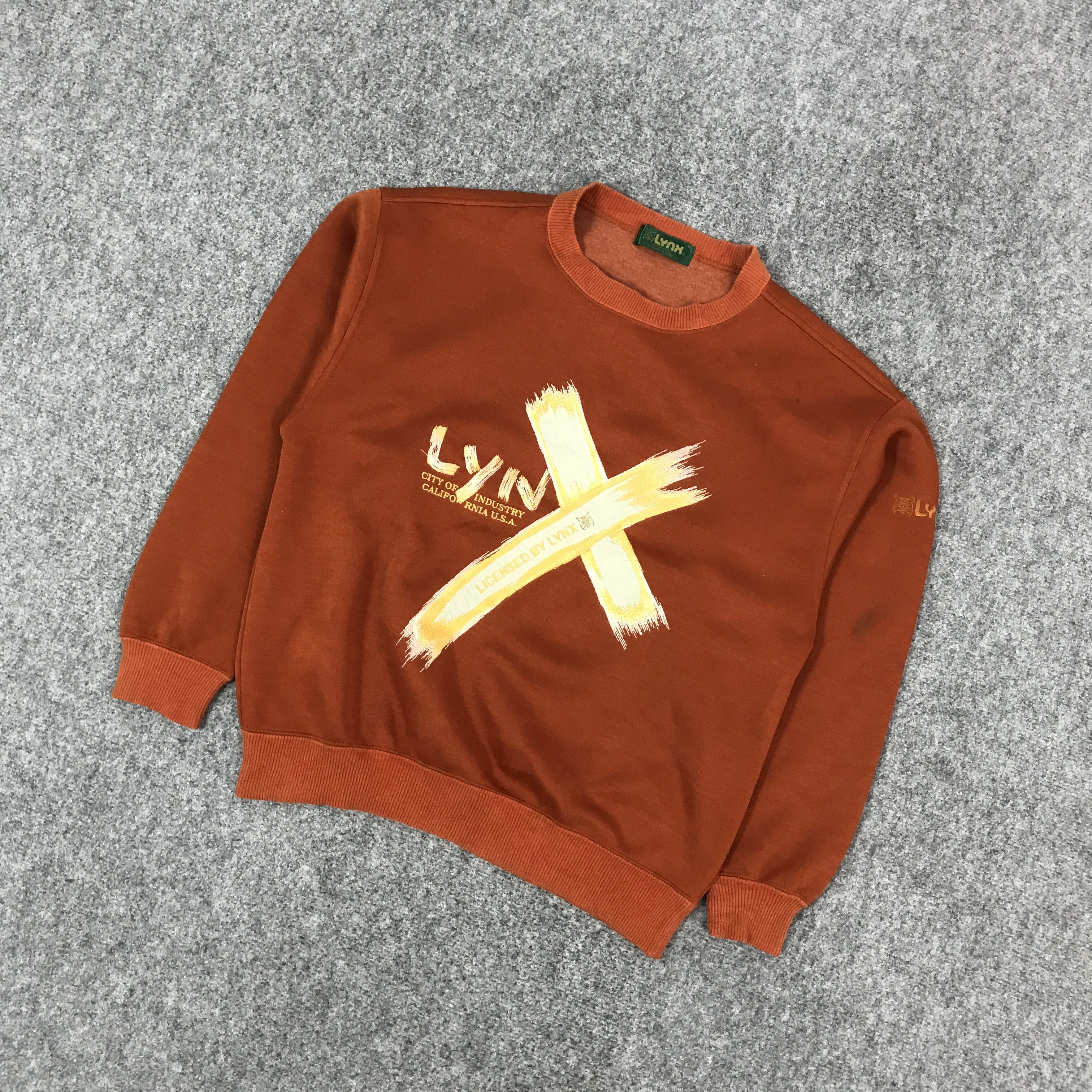 Japanese Brand LYNX CITY OF INDUSTRY EMBROIDERY SWEATSHIRT JACKET Size US M / EU 48-50 / 2 - 5 Thumbnail