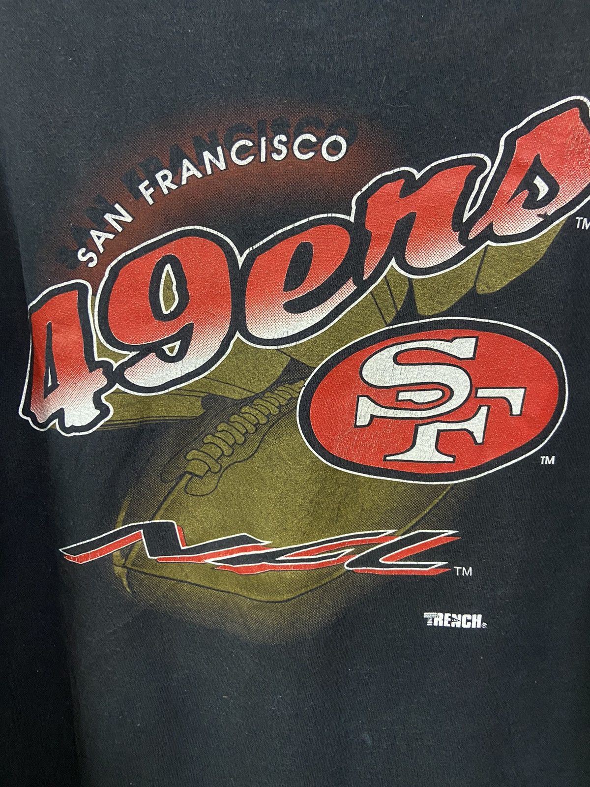 NFL × Vintage 90s San Francisco 49ERS NFL American Sport Single Stitch Tee Size US L / EU 52-54 / 3 - 2 Thumbnail