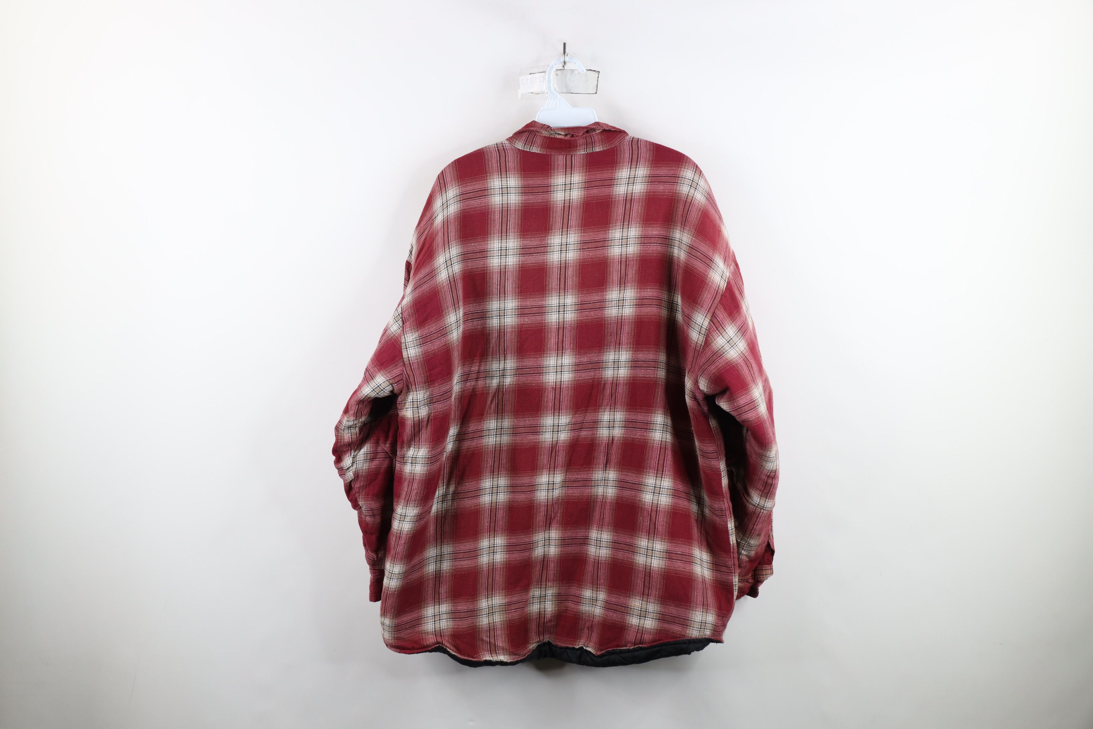 Vintage Vintage 90s Streetwear Flannel Shirt Jacket Jac Shirt Size US L / EU 52-54 / 3 - 13 Thumbnail