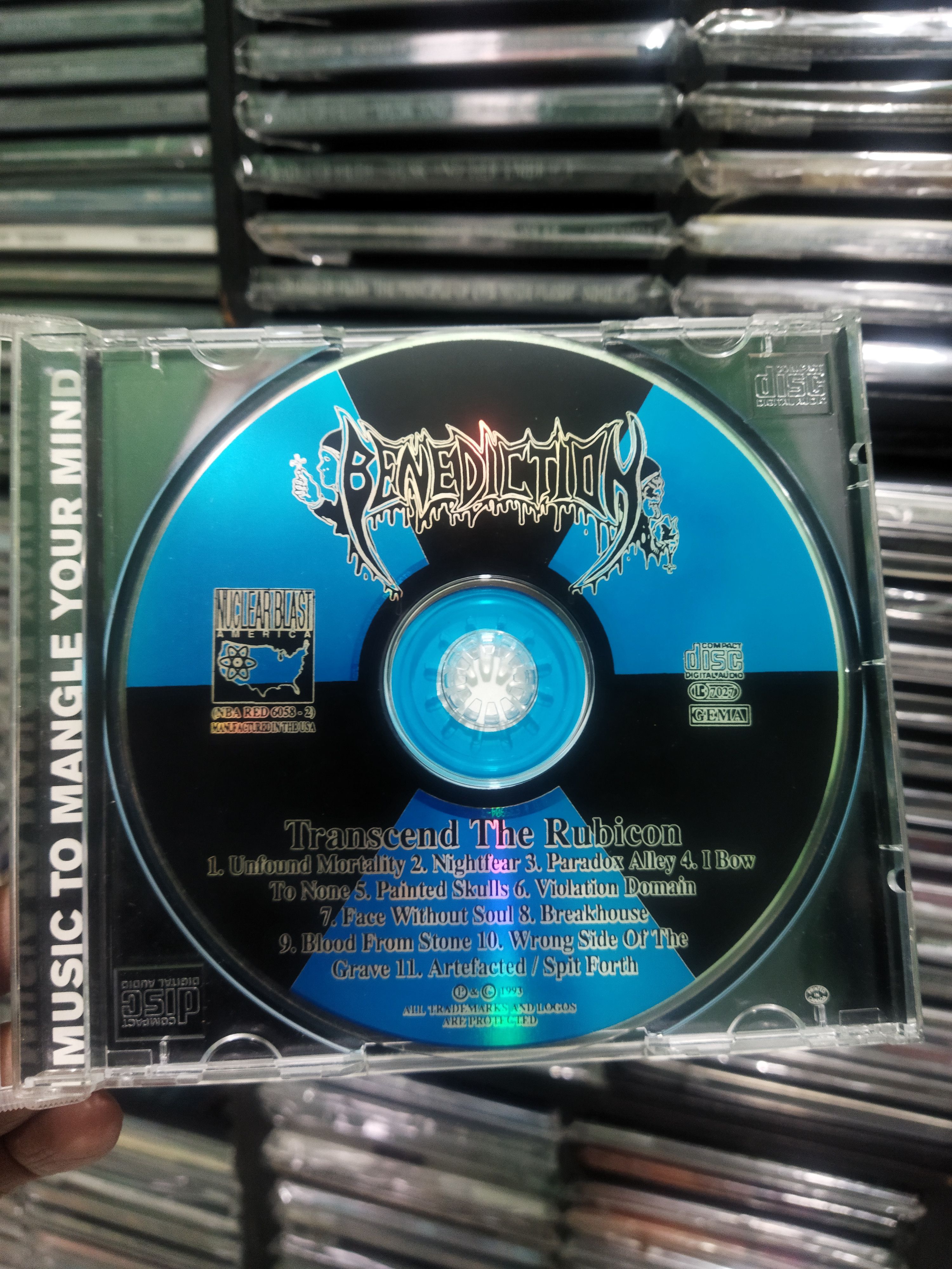 Vintage vintage og BENEDICTION - transcend the rubicon - CD Size ONE SIZE - 2 Thumbnail