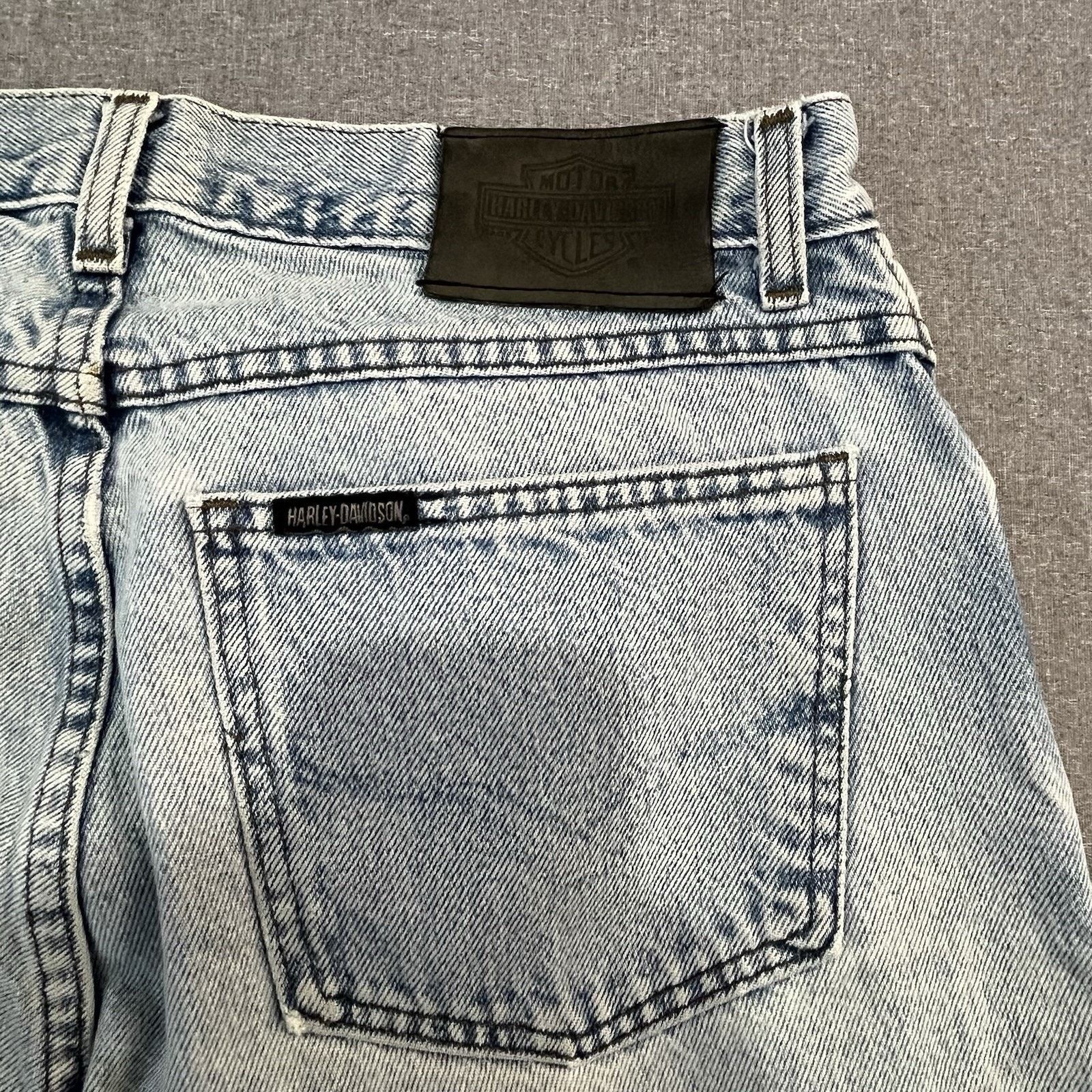 Harley Davidson Vintage Y2K Harley Davidson Relaxed Fit Jeans Mens 33X30 Size US 33 - 8 Thumbnail