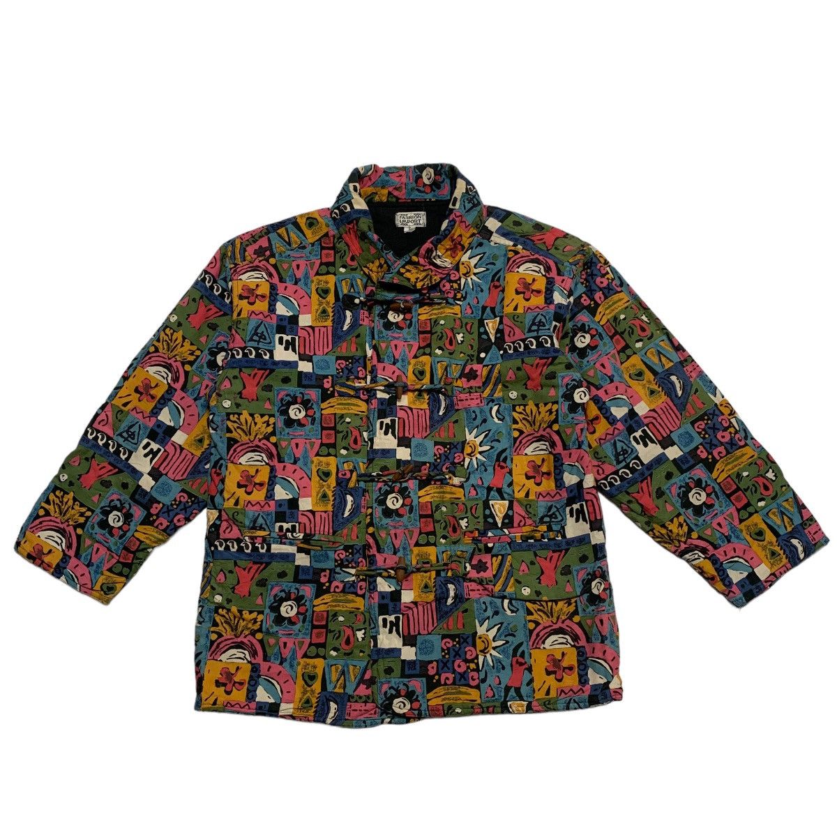 Japanese Brand Japanese Brand Nice Design Multicolor Fullprint Jacket Size US L / EU 52-54 / 3 - 1 Thumbnail