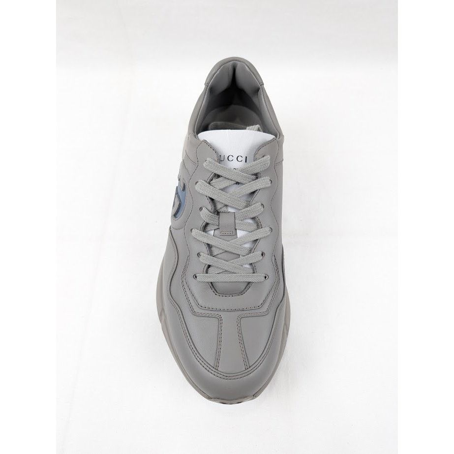 Gucci o1rshd1 Soft Leather Sneakers in Dusty Grey/Admiral Size US 10.5 / EU 43-44 - 6 Thumbnail