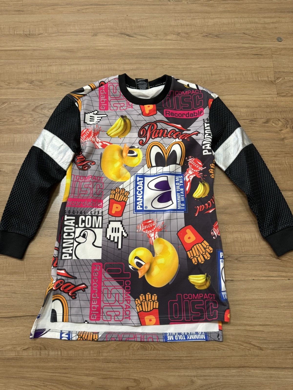 image of Pancoat Pop Duck Full Print Foam Sweater, Women's (Size Small)