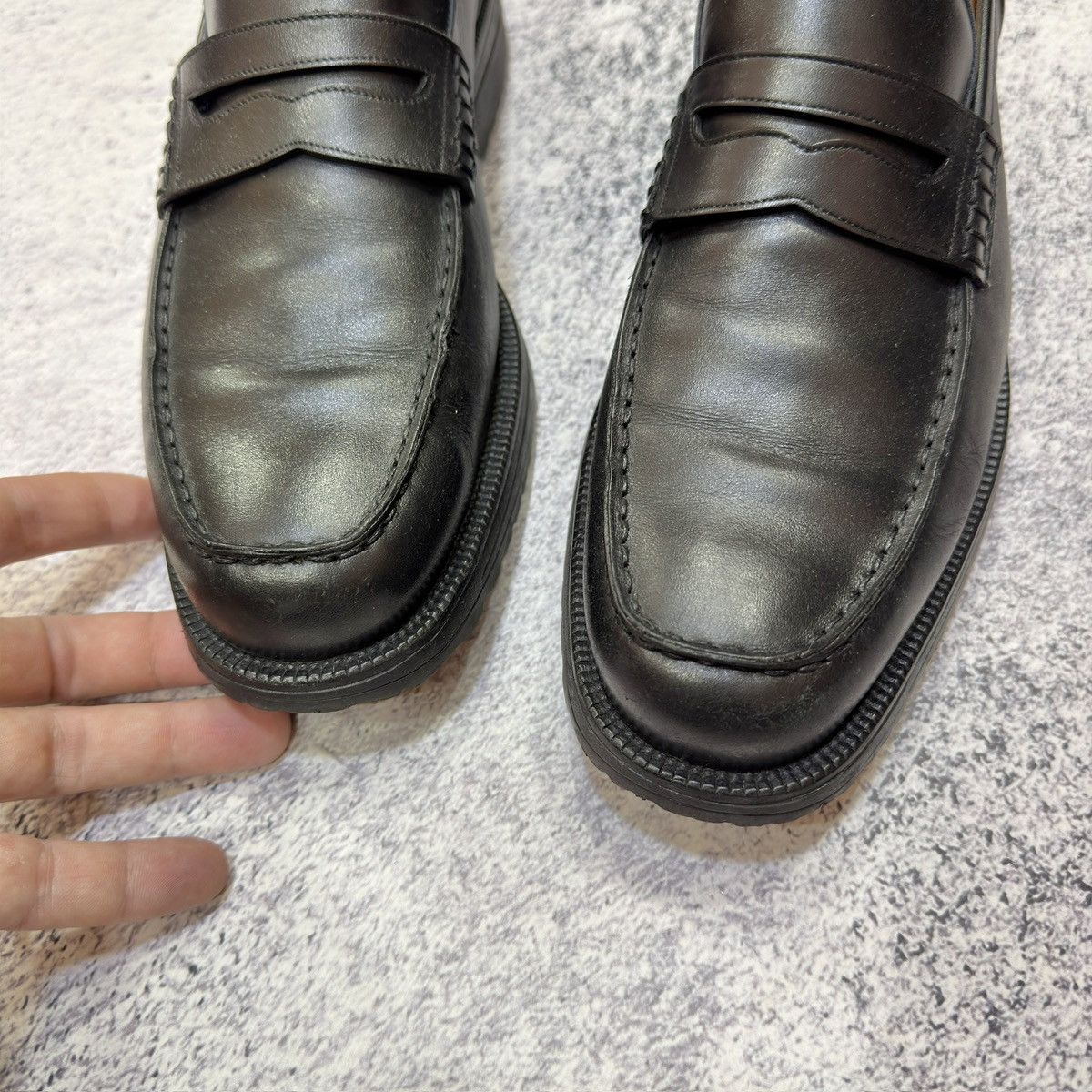 Bally Bally Bardony Black Leather Penny Loafers US9 UK8E EU42.5 Size US 9 / EU 42 - 8 Thumbnail
