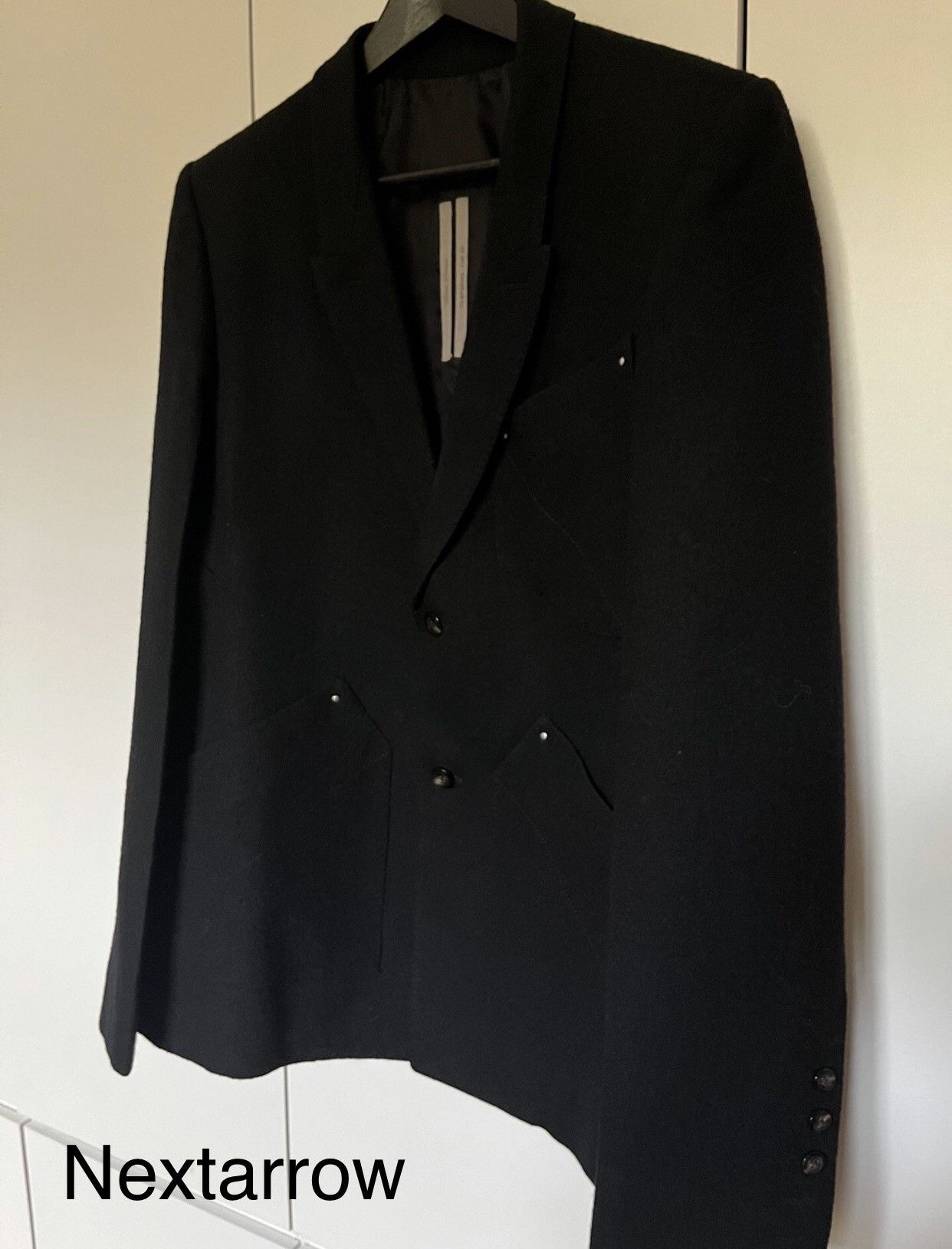 Rick Owens Rick owens 20fw performa wool suit 2410-Nextarrow Size 50S - 1 Thumbnail