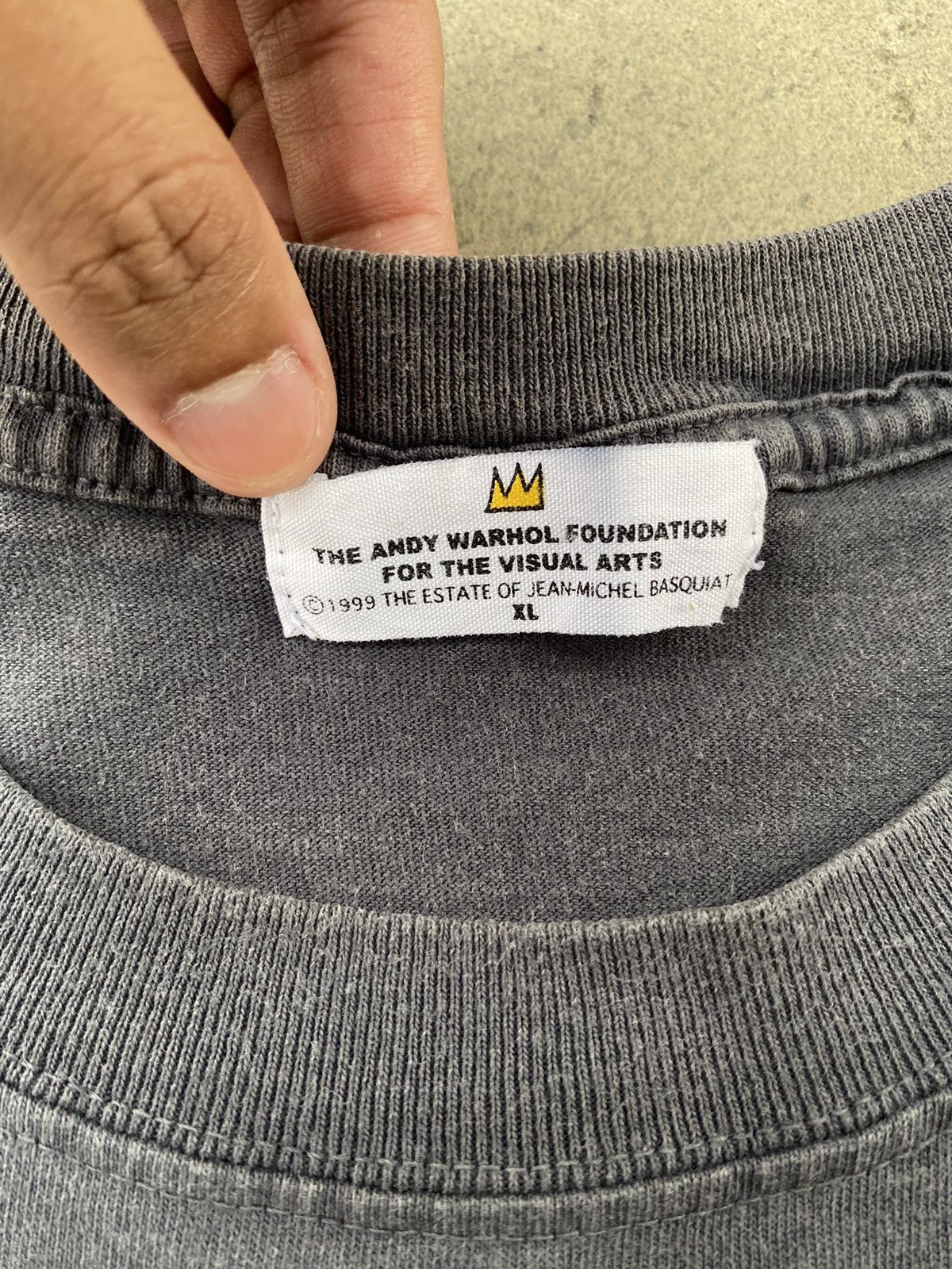 Vintage Rare🔥Vintage 90s Andy Warhol X Jean-Michel Basquiat Art Tees Size US XL / EU 56 / 4 - 15 Thumbnail