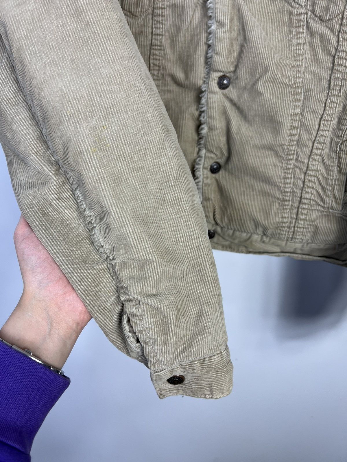 Levi's Levi's Vintage Insulated Corduroy Sherpa Jacket 1998 Year Size US M / EU 48-50 / 2 - 7 Thumbnail
