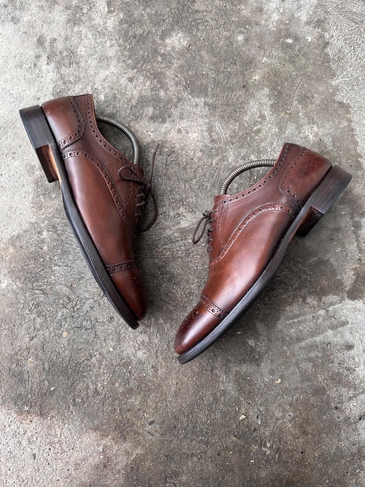 Joseph JOSEPH CHEANEY & SONS Wilfred Brown Leather Cap Toe Oxford 7 Size US 7 / EU 40 - 1 Thumbnail