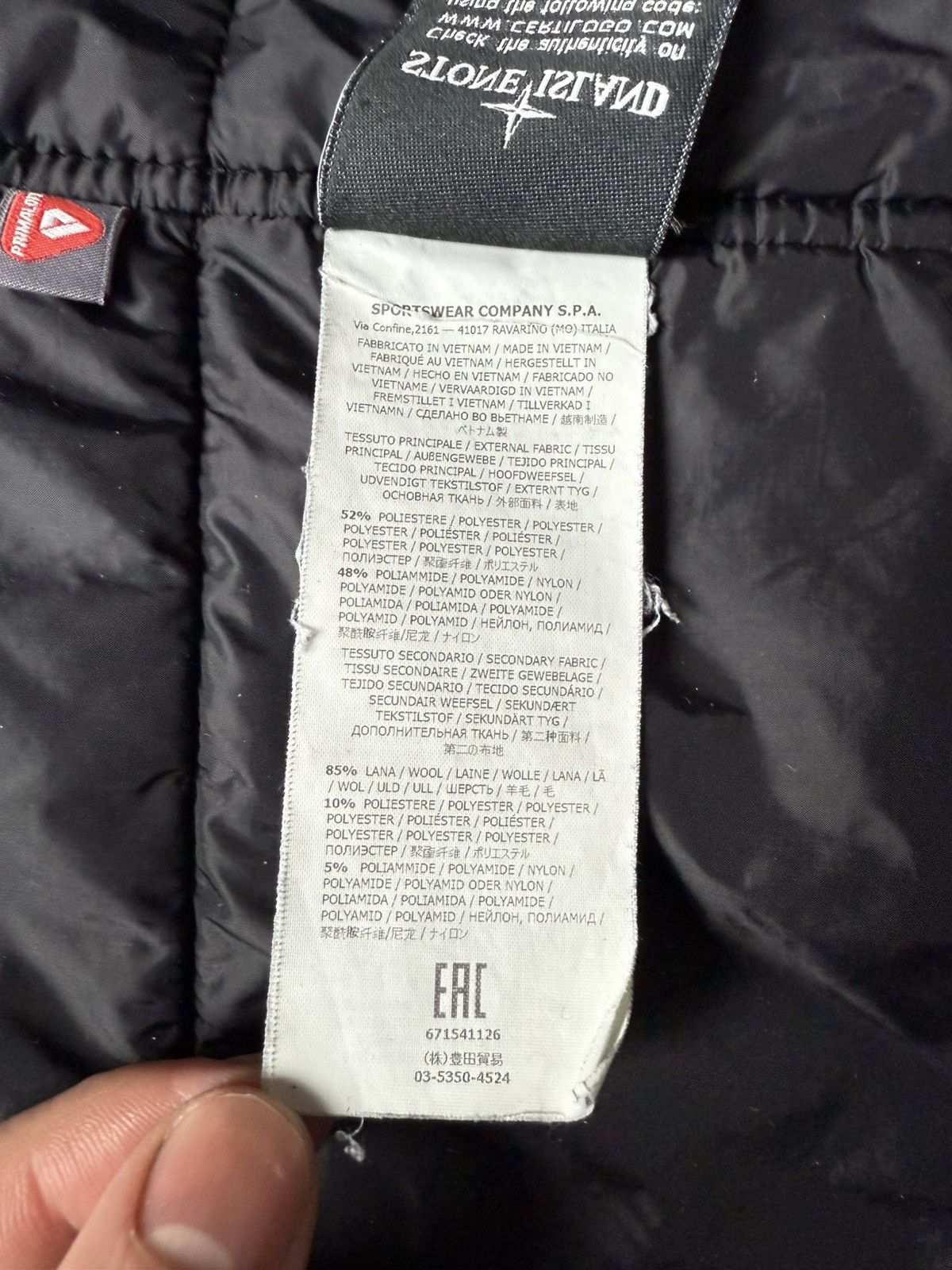 Stone Island Stone Island Micro Reps PrimaLoft Nylon Jacket Size US L / EU 52-54 / 3 - 11 Thumbnail