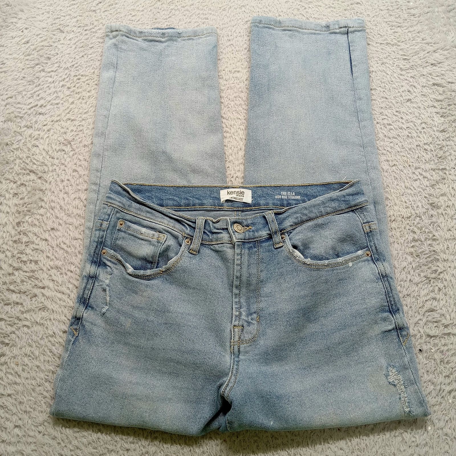 & Other Stories Kensie Jeans The Ella 30X27 Vintage Luxe High Rise Straight Size 30" / US 8 / IT 44 - 4 Thumbnail