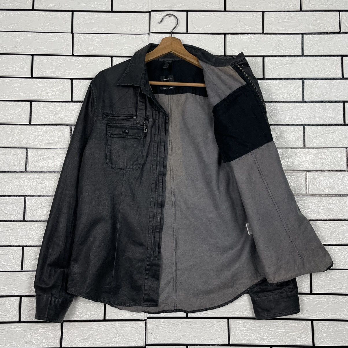 Japanese Brand Male & Co Slim Fit Black Jacket Size US M / EU 48-50 / 2 - 9 Thumbnail
