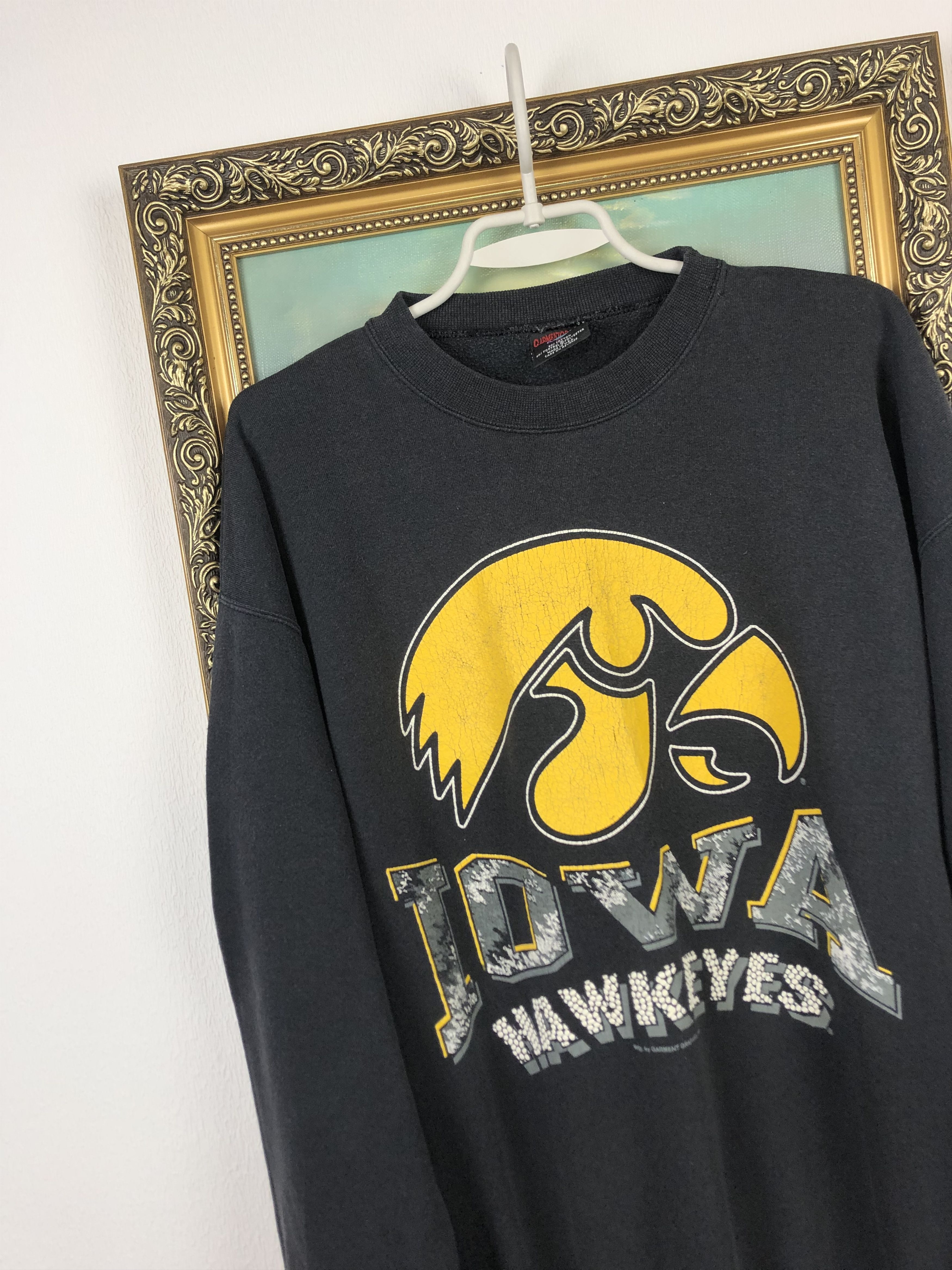 Vintage Vintage University of Iowa Hawkeyes Sweatshirt NCAA Rare Size US XL / EU 56 / 4 - 3 Thumbnail