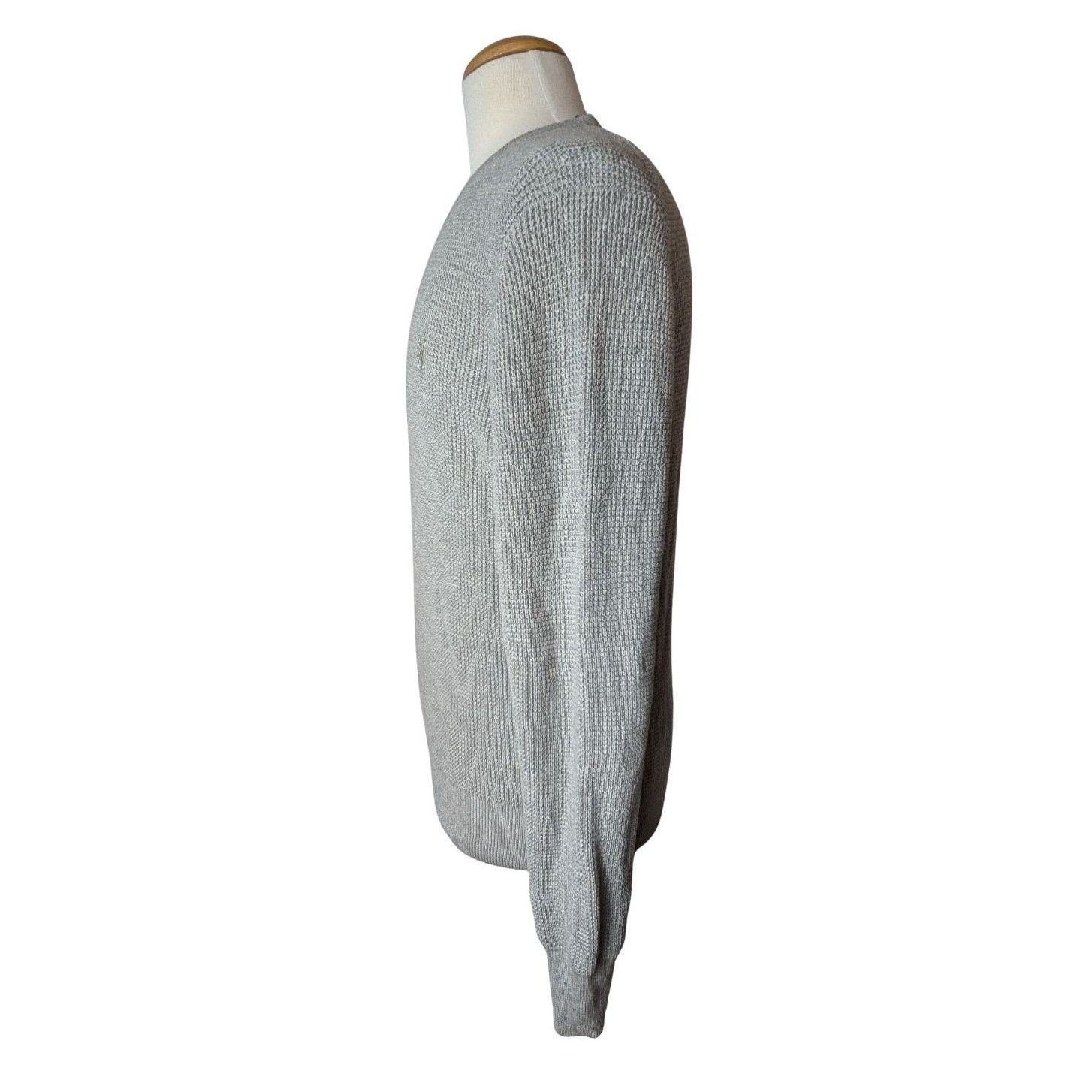 Allsaints AllSaints Aspen Waffle Texture Crew Neck Ramskull Sweater Size US M / EU 48-50 / 2 - 4 Thumbnail