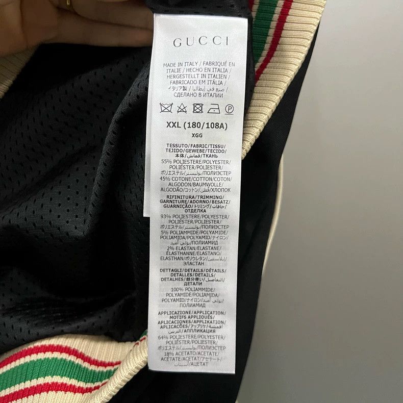 Gucci Gucci Side striped embroidered logo school uniform jacket 2 Size US XXL / EU 58 / 5 - 5 Thumbnail
