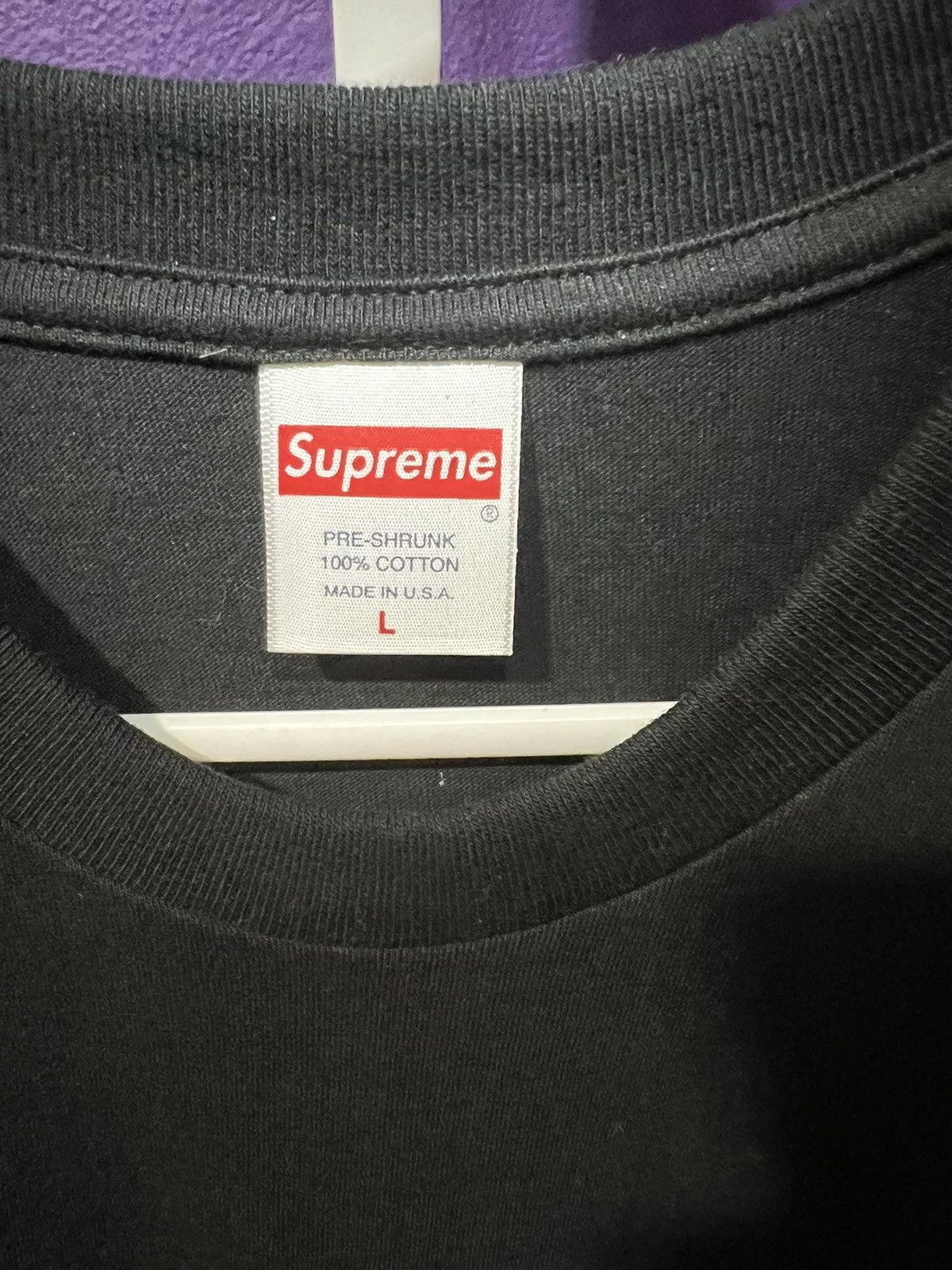 Supreme Supreme Swarovski box logo tee Size US L / EU 52-54 / 3 - 4 Thumbnail