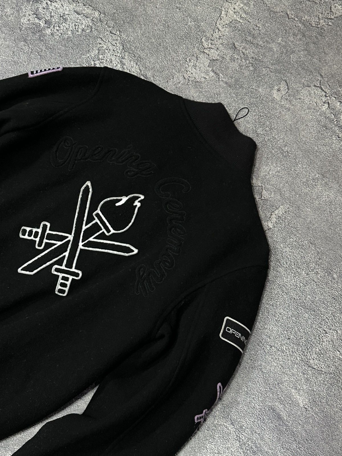 Opening Ceremony Opening Ceremony Black Varsity Jacket Multi Patch Women’s Size S / US 4 / IT 40 - 17 Thumbnail