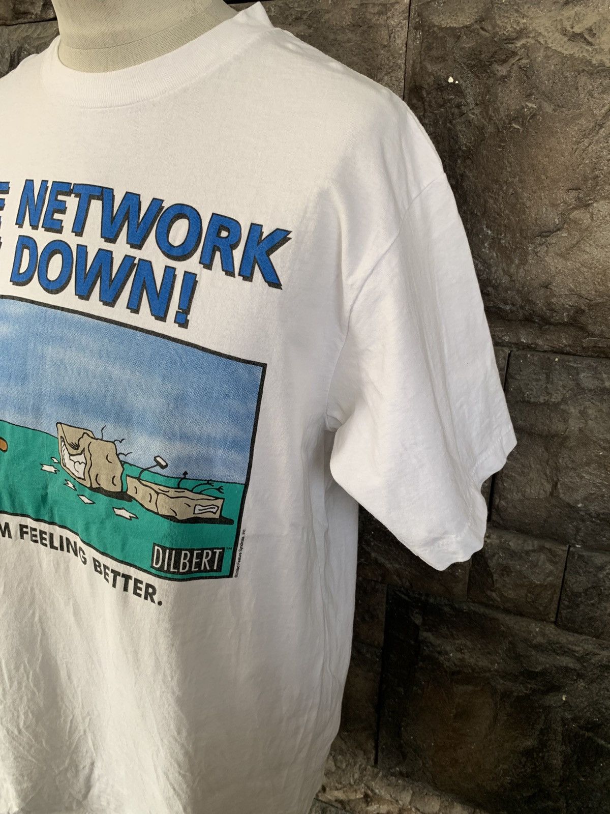 Arts & Science Vintage 90s Dilbert Scott Adams Graphics Art T shirt Size US L / EU 52-54 / 3 - 4 Thumbnail