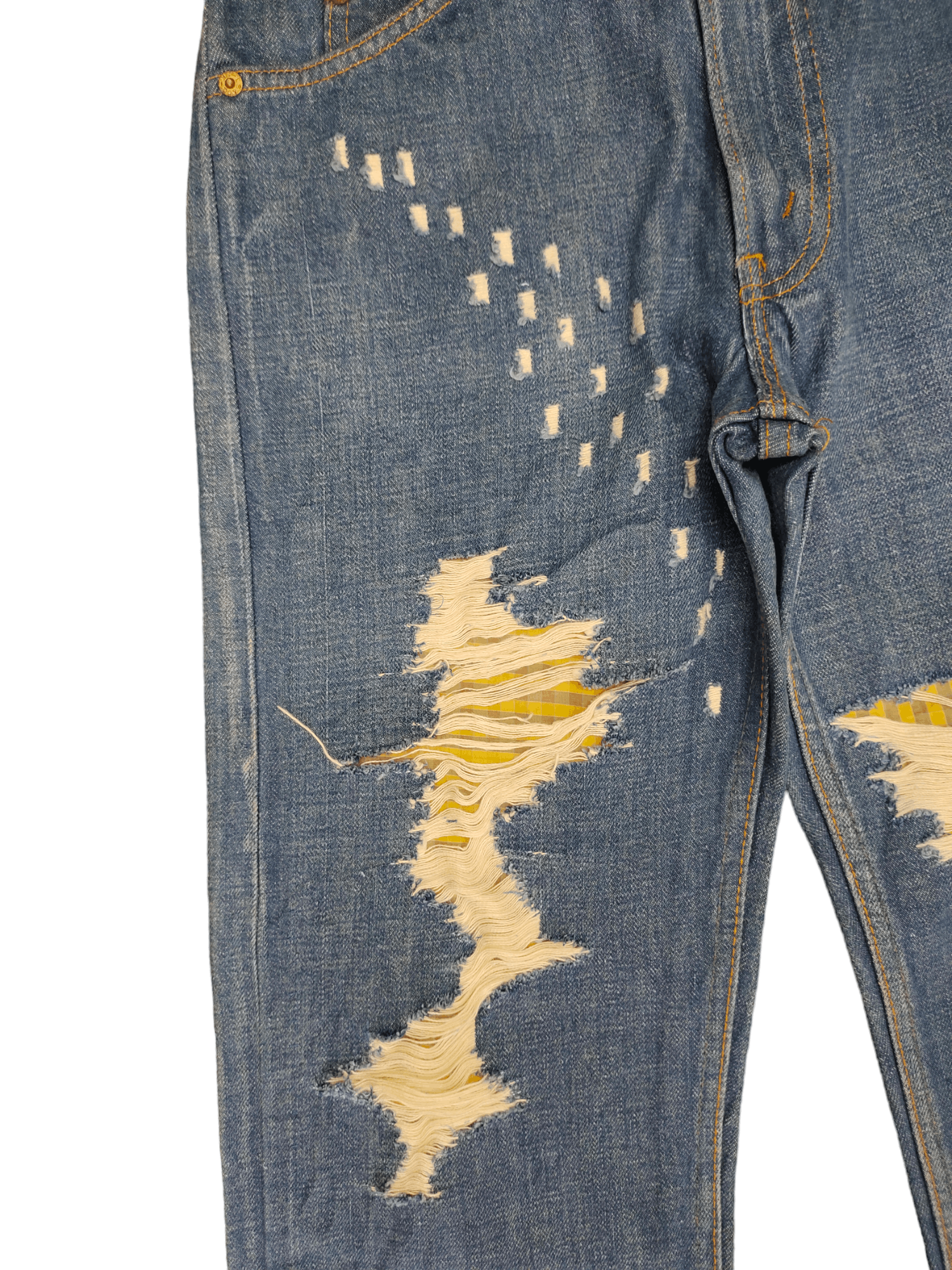 Levi's Vintage 80s Levis 505 Distressed Denim Jeans No#8 Size US 30 / EU 46 - 6 Thumbnail