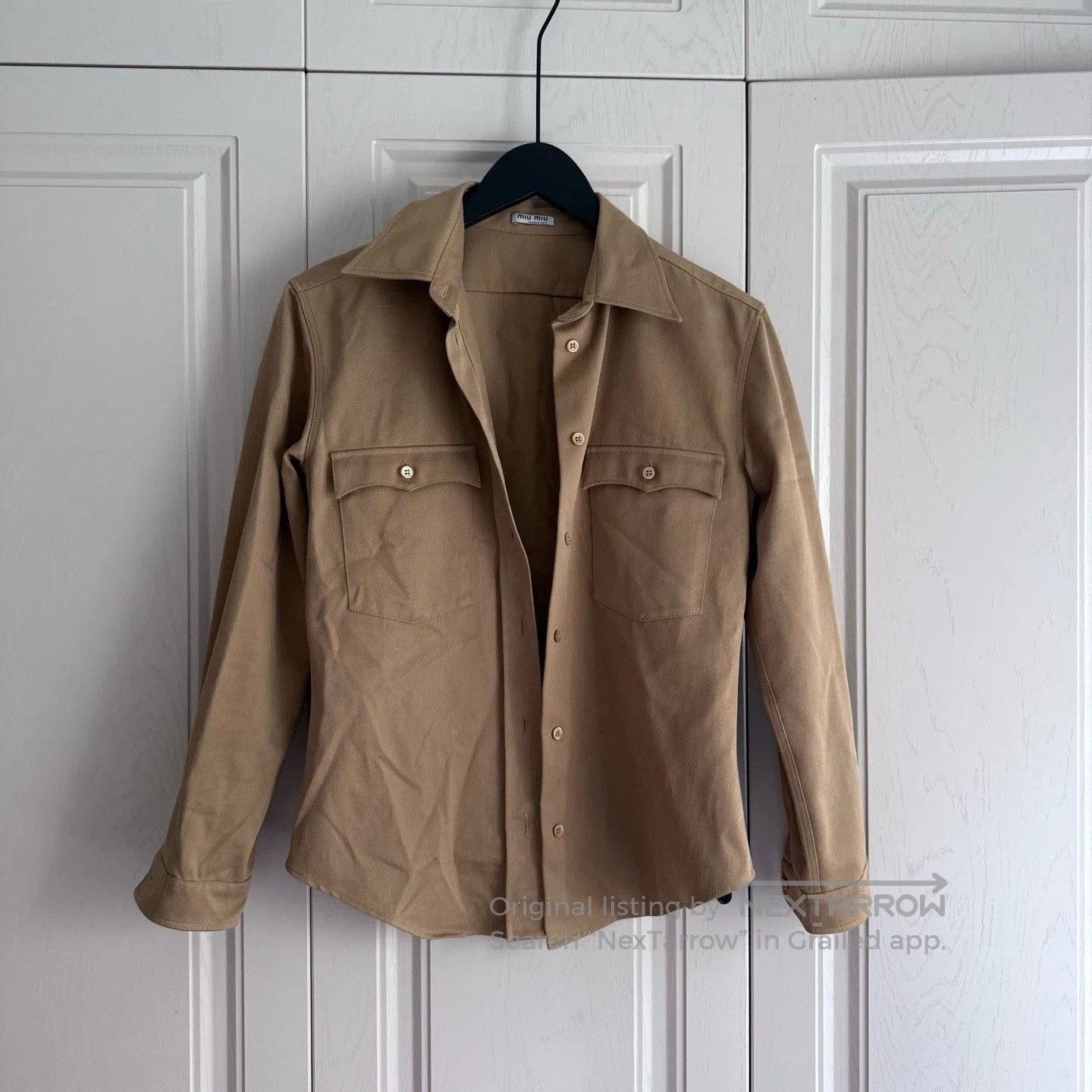 Miu Miu Miu Miu Cotton Denim Shirt. Size M / US 6-8 / IT 42-44 - 1 Thumbnail