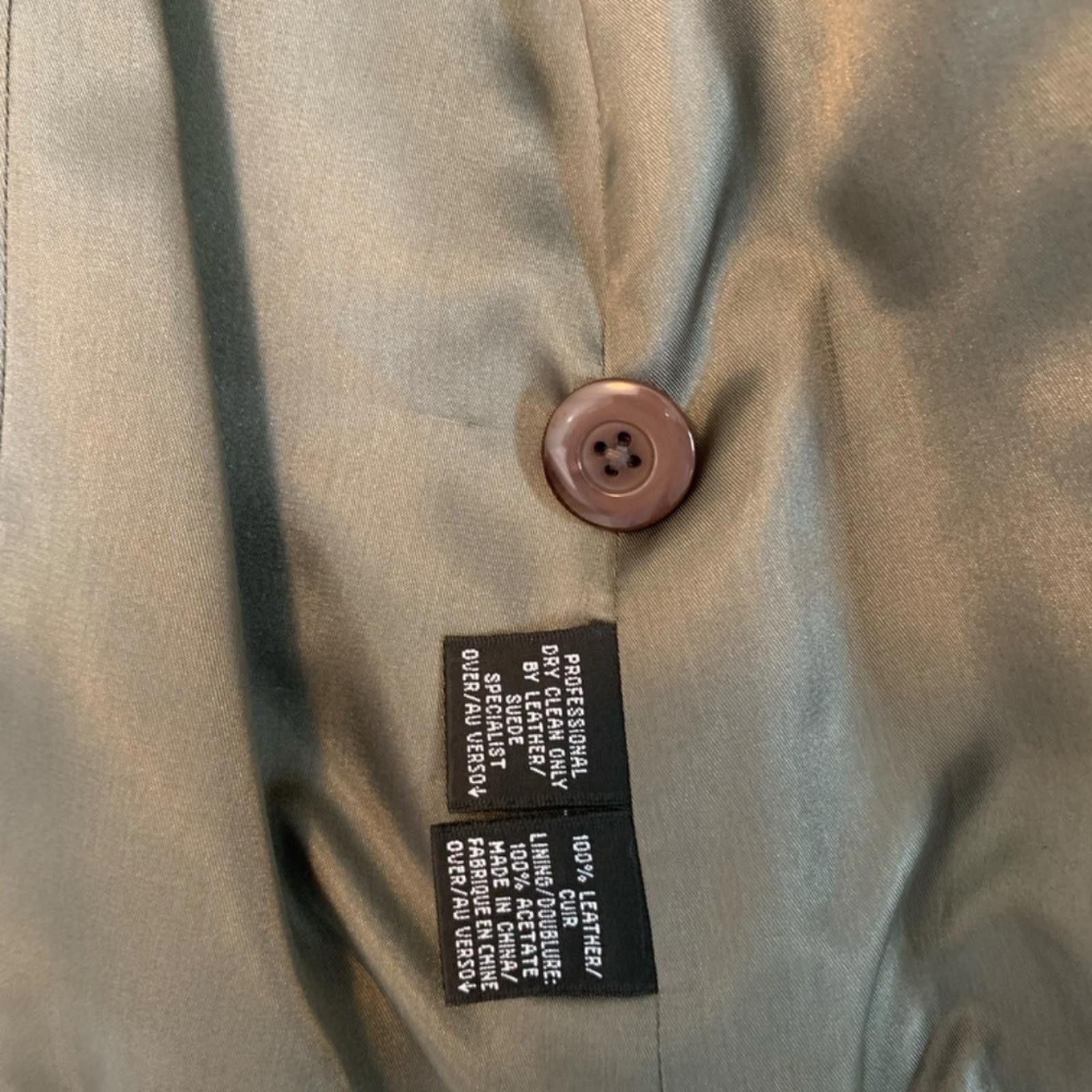 Other Ellen Tracy Metalic Pewter Color Blazer Size XL / US 12-14 / IT 48-50 - 3 Thumbnail
