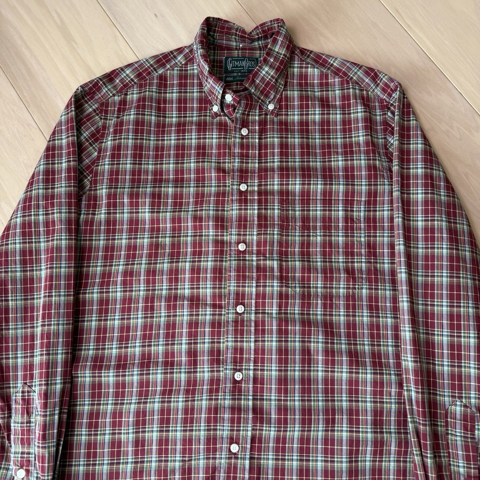 Gitman Bros. Gitman Bros Shirt Medium Multicolor Cotton Button Up 40th Size US M / EU 48-50 / 2 - 4 Thumbnail