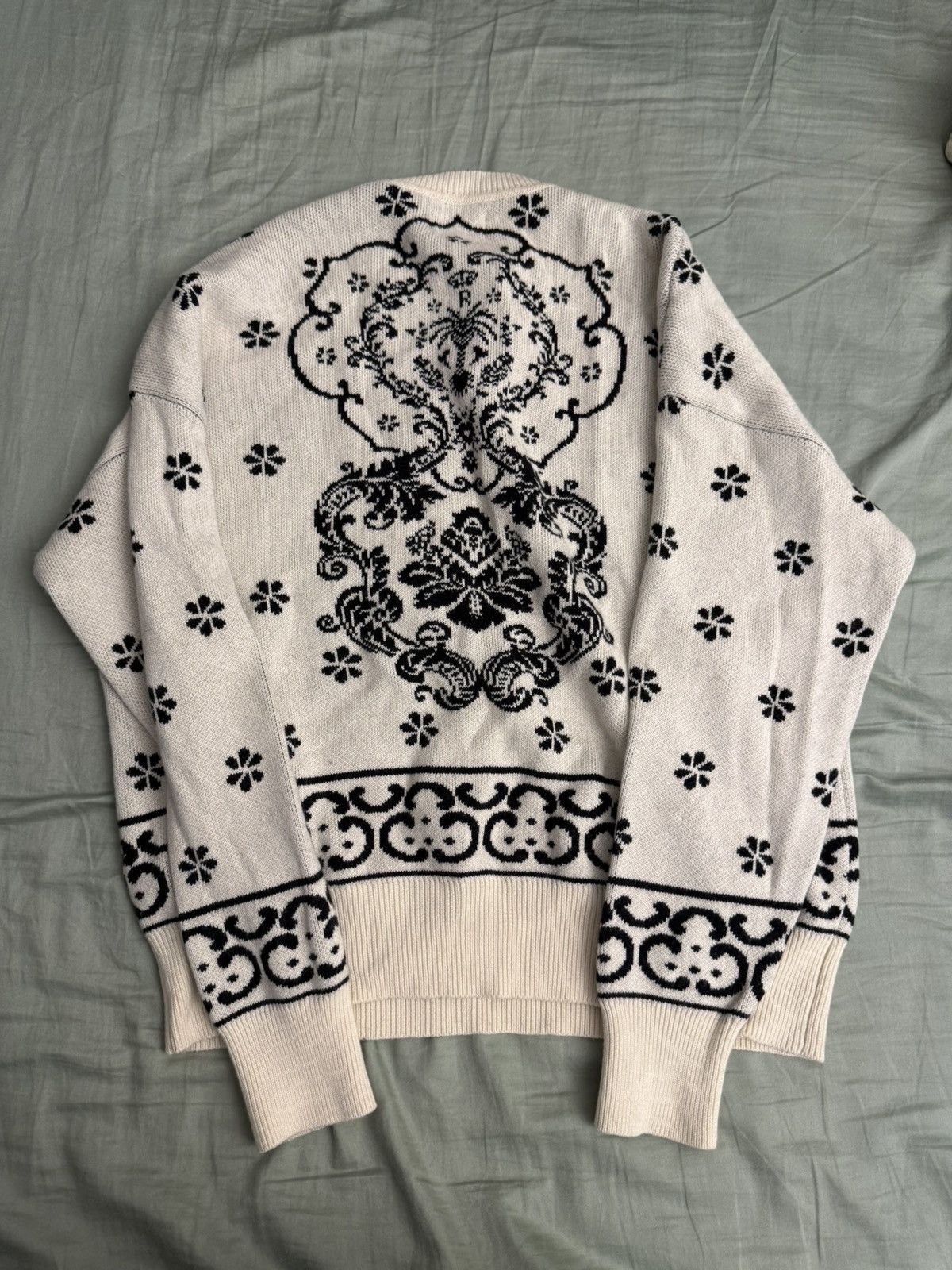 Rhude Rhude white Jacquard Sweat Size US L / EU 52-54 / 3 - 2 Thumbnail