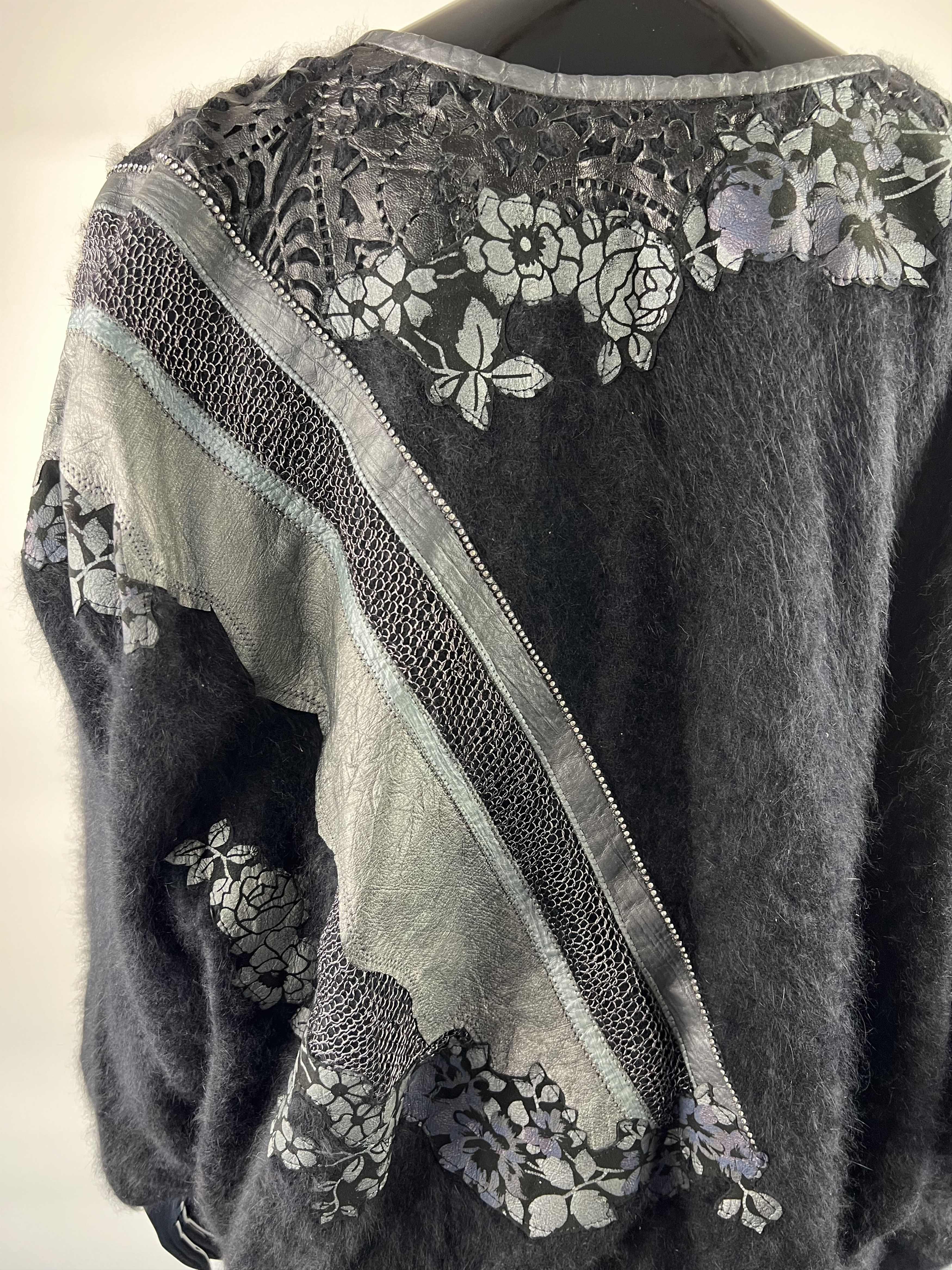 Roberto Cavalli 80s Rare Vintage Roberto Cavalli Firenze Mohair Sweater Size ONE SIZE - 3 Thumbnail