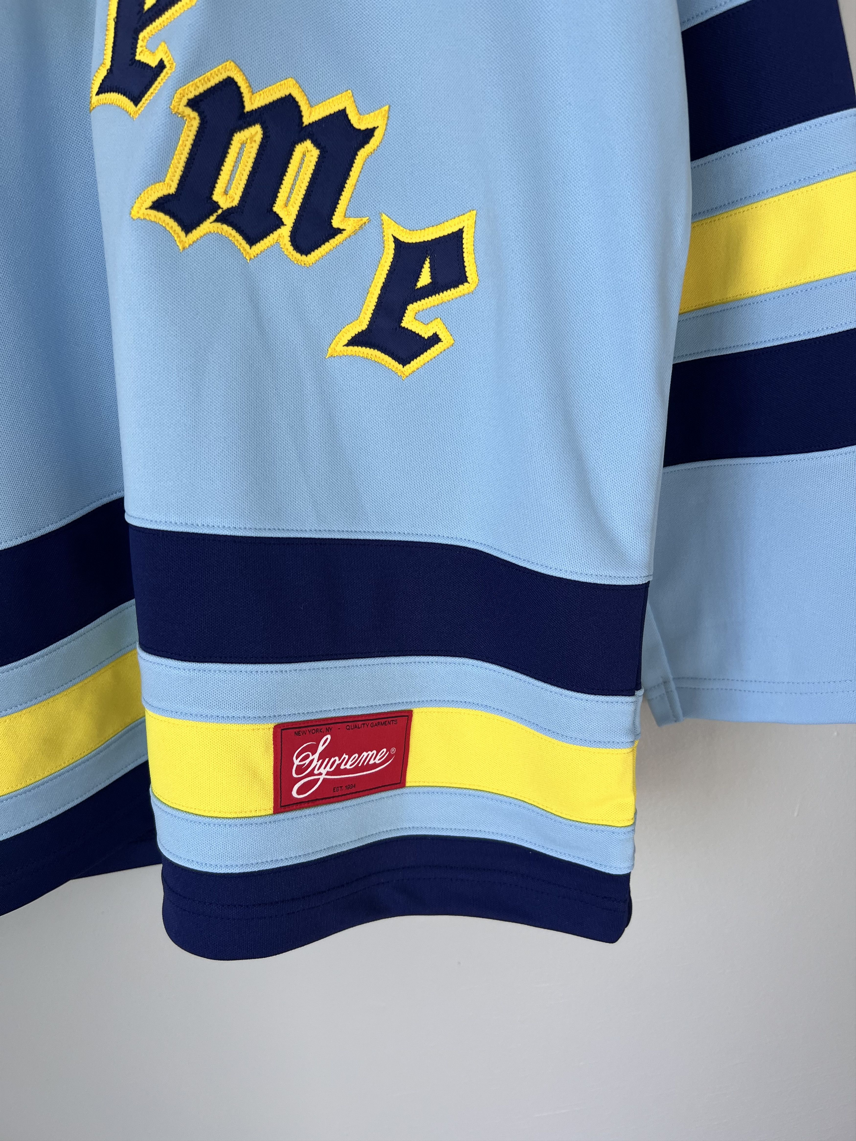 Supreme Supreme Fire & Ice Hockey Jersey in Light Blue Size US L / EU 52-54 / 3 - 7 Thumbnail