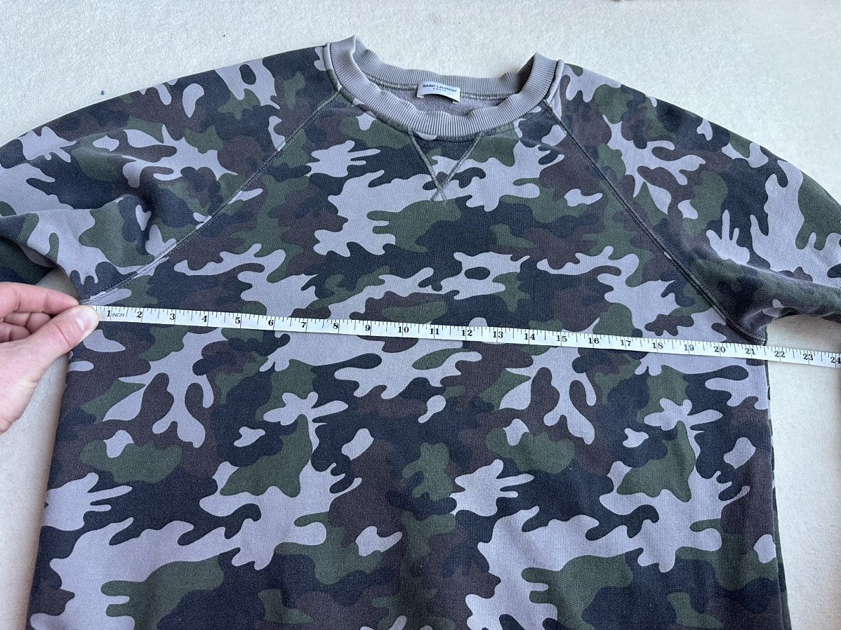Saint Laurent Paris SS15 Saint Laurent psych rock camp camouflage crew Hedi XL Size US XL / EU 56 / 4 - 6 Thumbnail