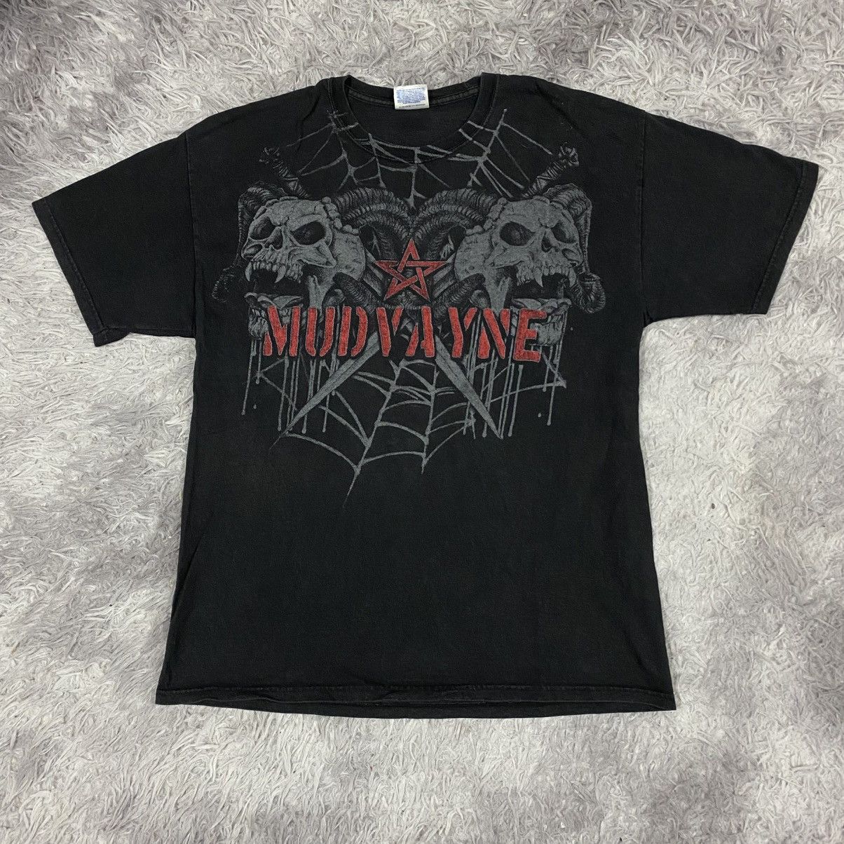 Band Tees × Hanes × Vintage Vintage Y2K band mudvayne numetal Size US L / EU 52-54 / 3 - 1 Thumbnail