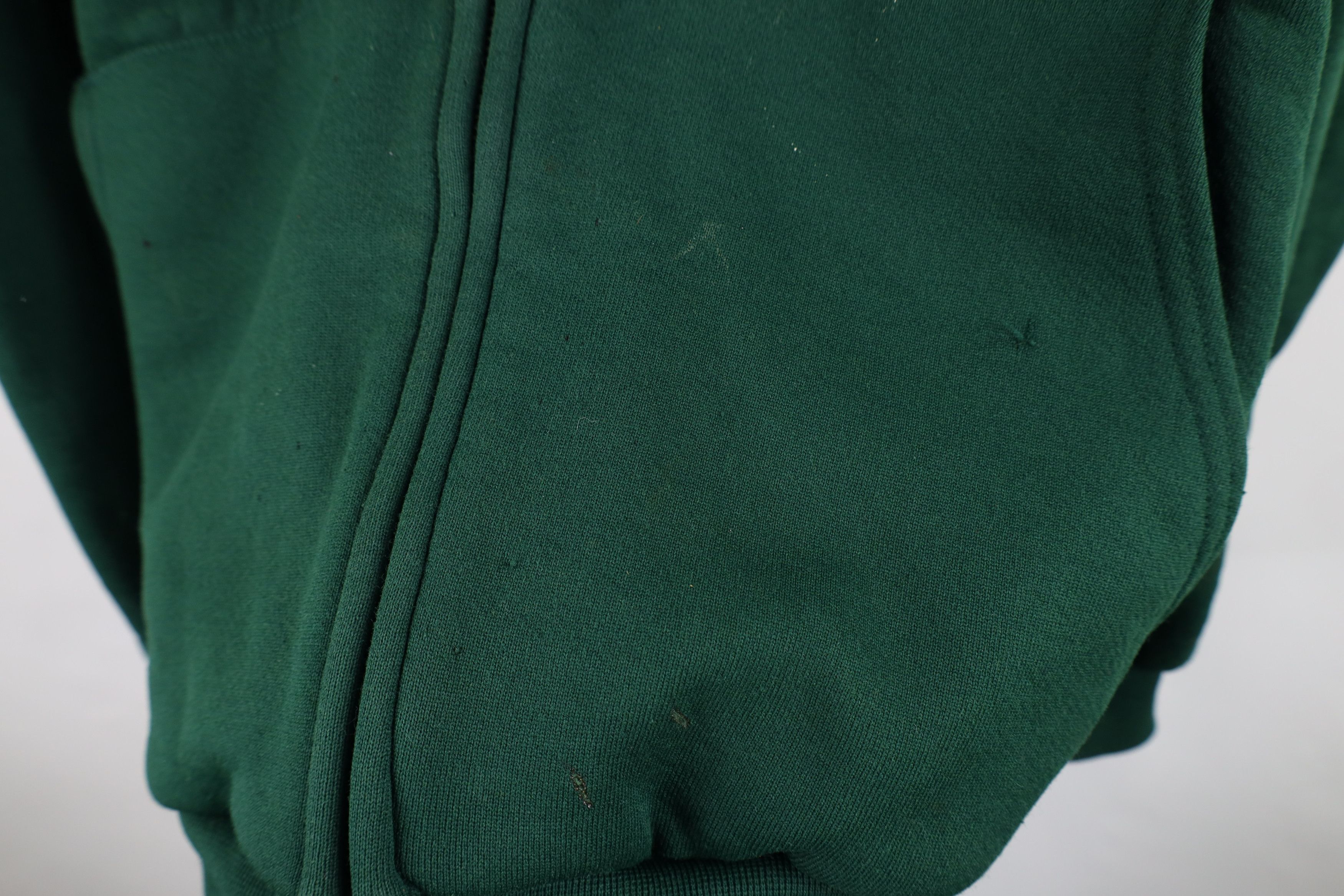 Vintage Vintage 90s Streetwear Thermal Lined Blank Zip Hoodie Size US L / EU 52-54 / 3 - 6 Thumbnail
