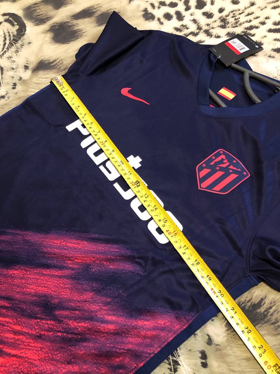 Nike ATLETICO MADRID FOOTBALL SHIRT SOCCER JERSEY NIKE Size US L / EU 52-54 / 3 - 9 Thumbnail