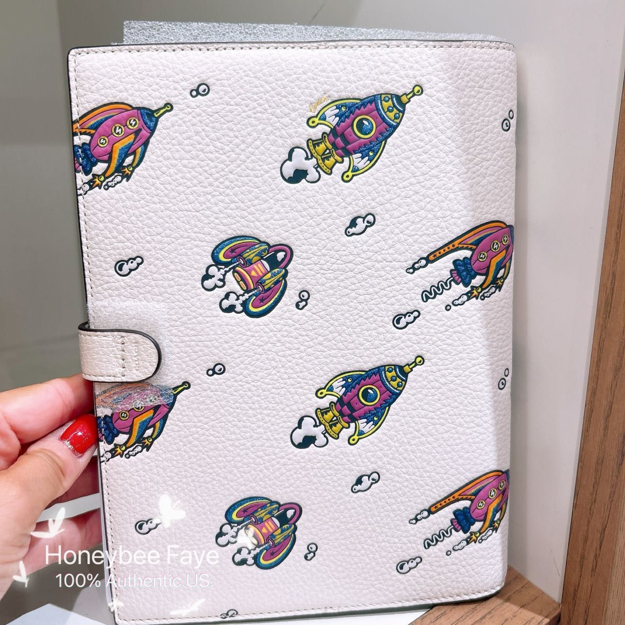 Coach Notebook With Rocket Print CW546 Size ONE SIZE - 2 Thumbnail