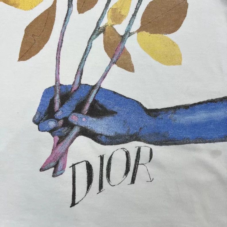 Dior Dior Floral Short Sleeve TShirt Size M-2506 Size US M / EU 48-50 / 2 - 3 Thumbnail