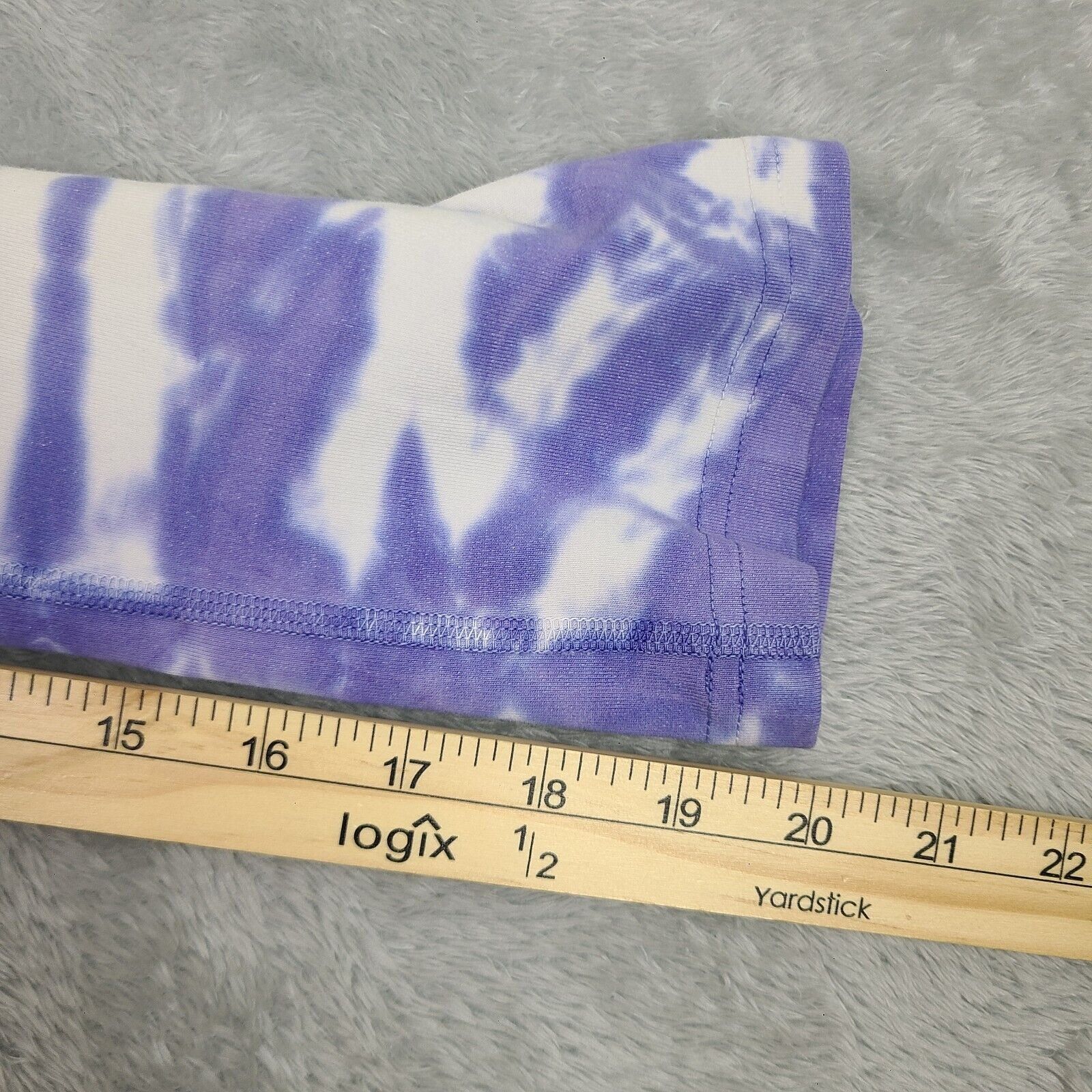 Nike Nike Dri Fit Leggings Purp & White Tie Dye Compression Pants Size 25" / US 0 / IT 36 - 4 Thumbnail