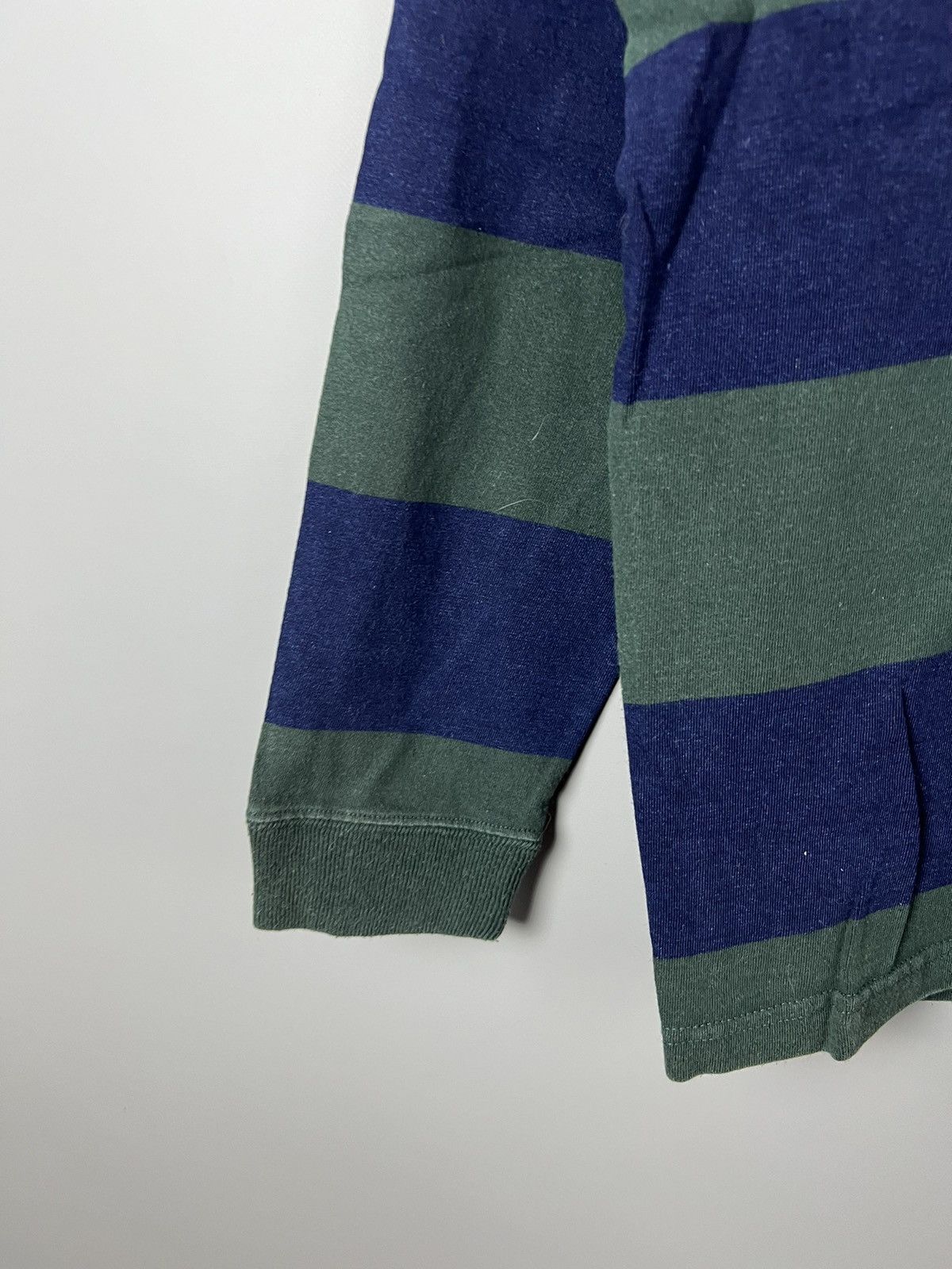 Beams Japan Beams+ Stripe blue green cotton Long Sleeve Rare Size US M / EU 48-50 / 2 - 6 Thumbnail