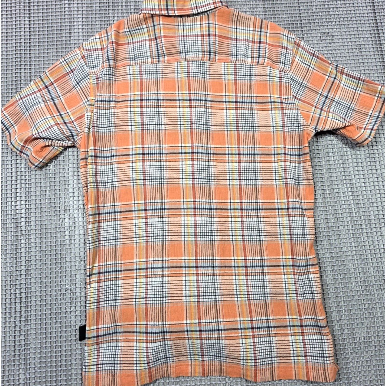 Patagonia Patagonia A/C Lightweight Organic Cotton Button Up Orange Plaid Shirt Men’s S Size US S / EU 44-46 / 1 - 7 Thumbnail