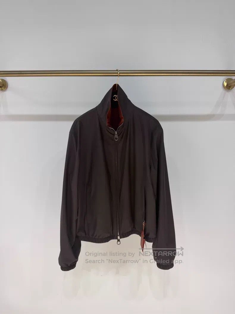 Loro Piana Loro Piana Mocha cashmere lining bomber jacket Size M / US 6-8 / IT 42-44 - 1 Thumbnail