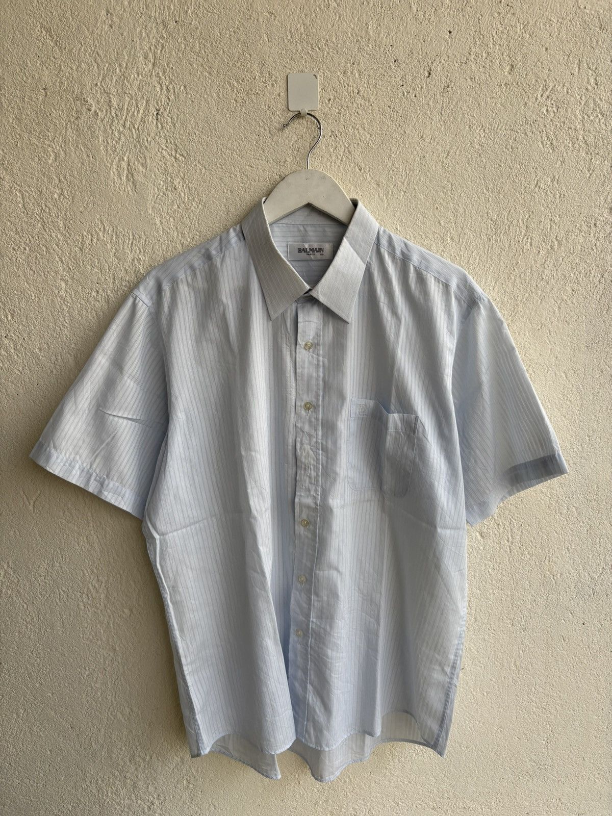 Balmain 2000s balmain Paris Stripe shirt Size US XL / EU 56 / 4 - 1 Thumbnail