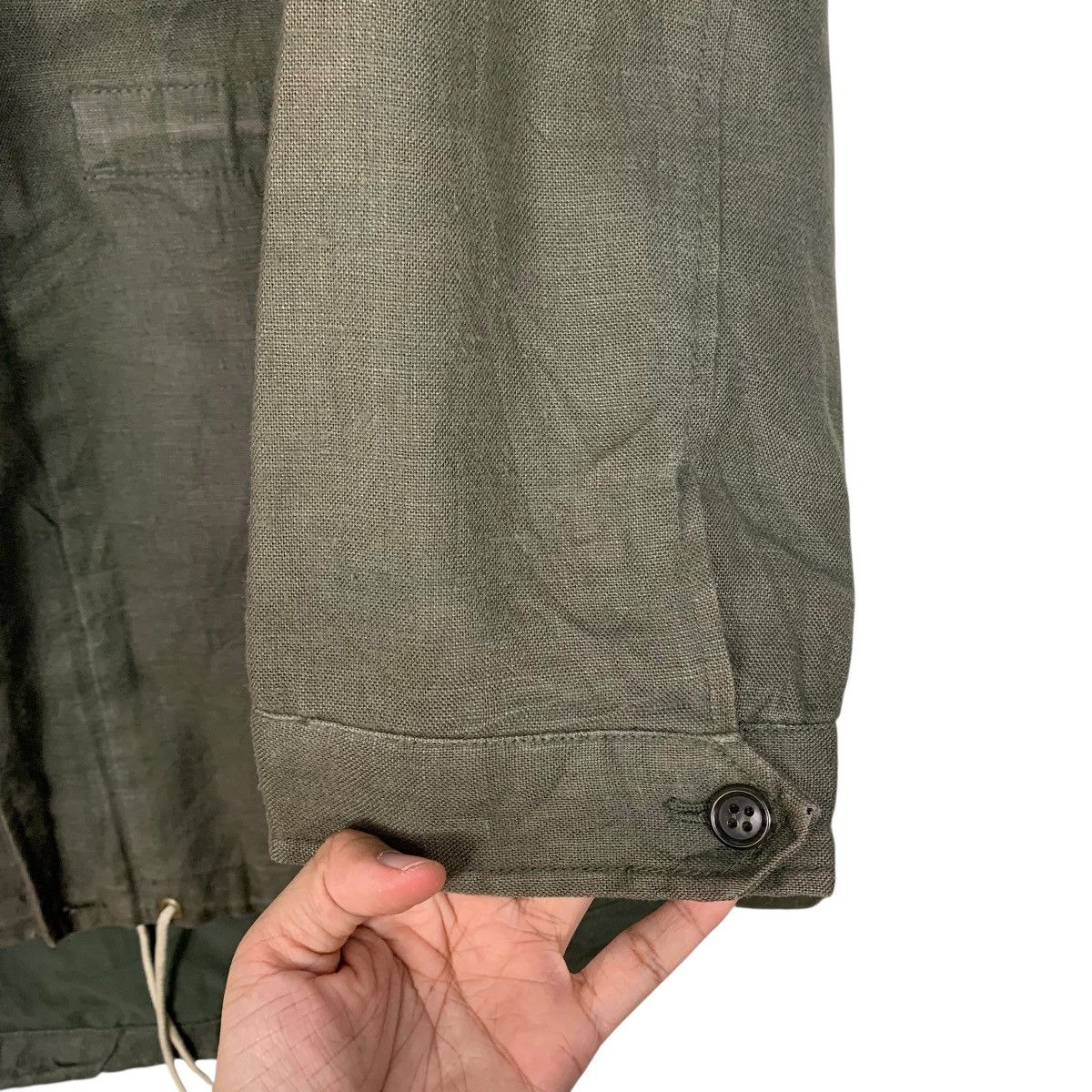 Japanese Brand Chambre De Nimes Hooded Military Parka Size M / US 6-8 / IT 42-44 - 14 Thumbnail