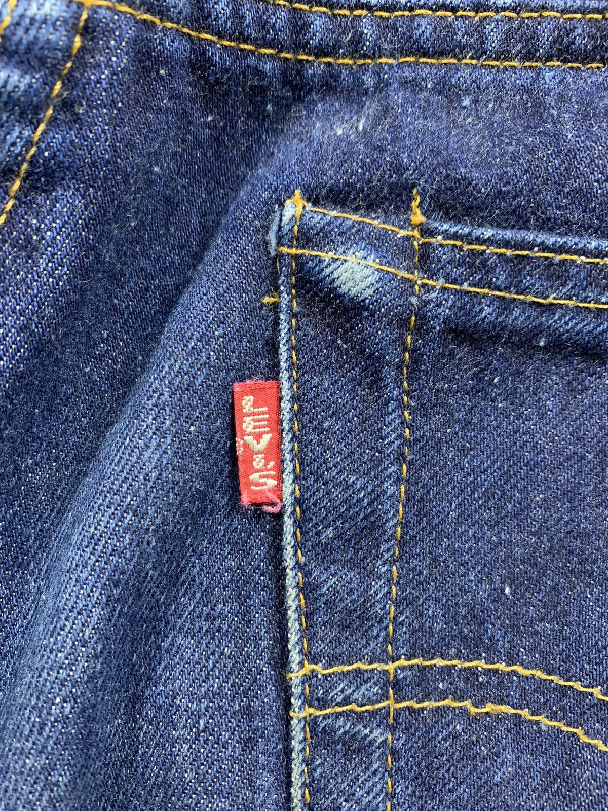 Levi's Vintage Clothing Vintage Levis 201XX Big E Selvedge Button Denim Jeans Size US 30 / EU 46 - 7 Thumbnail
