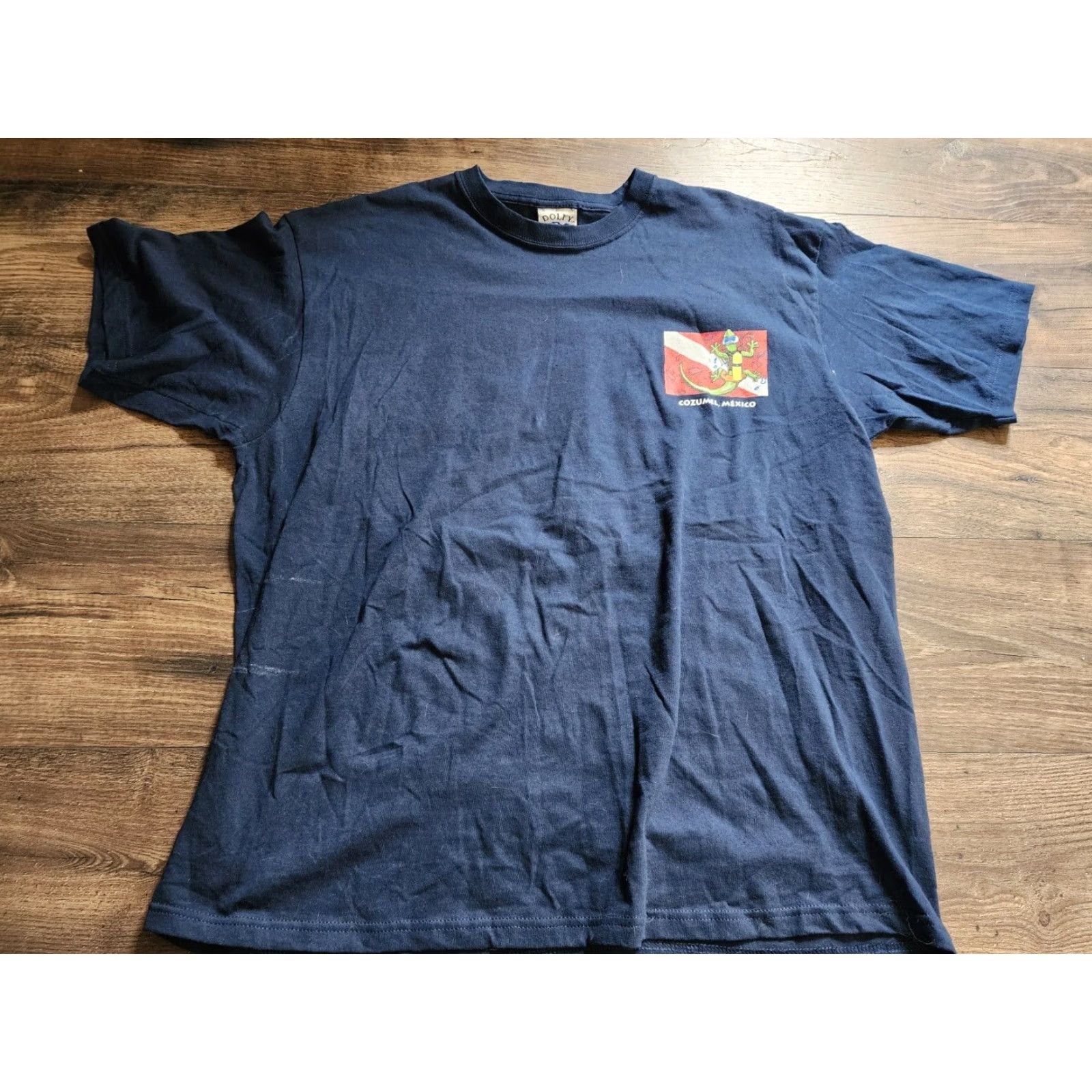 Vintage VINTAGE Dolphy Mexico Salamander Beach T Shirt Blue XL Mens Size US XL / EU 56 / 4 - 4 Thumbnail