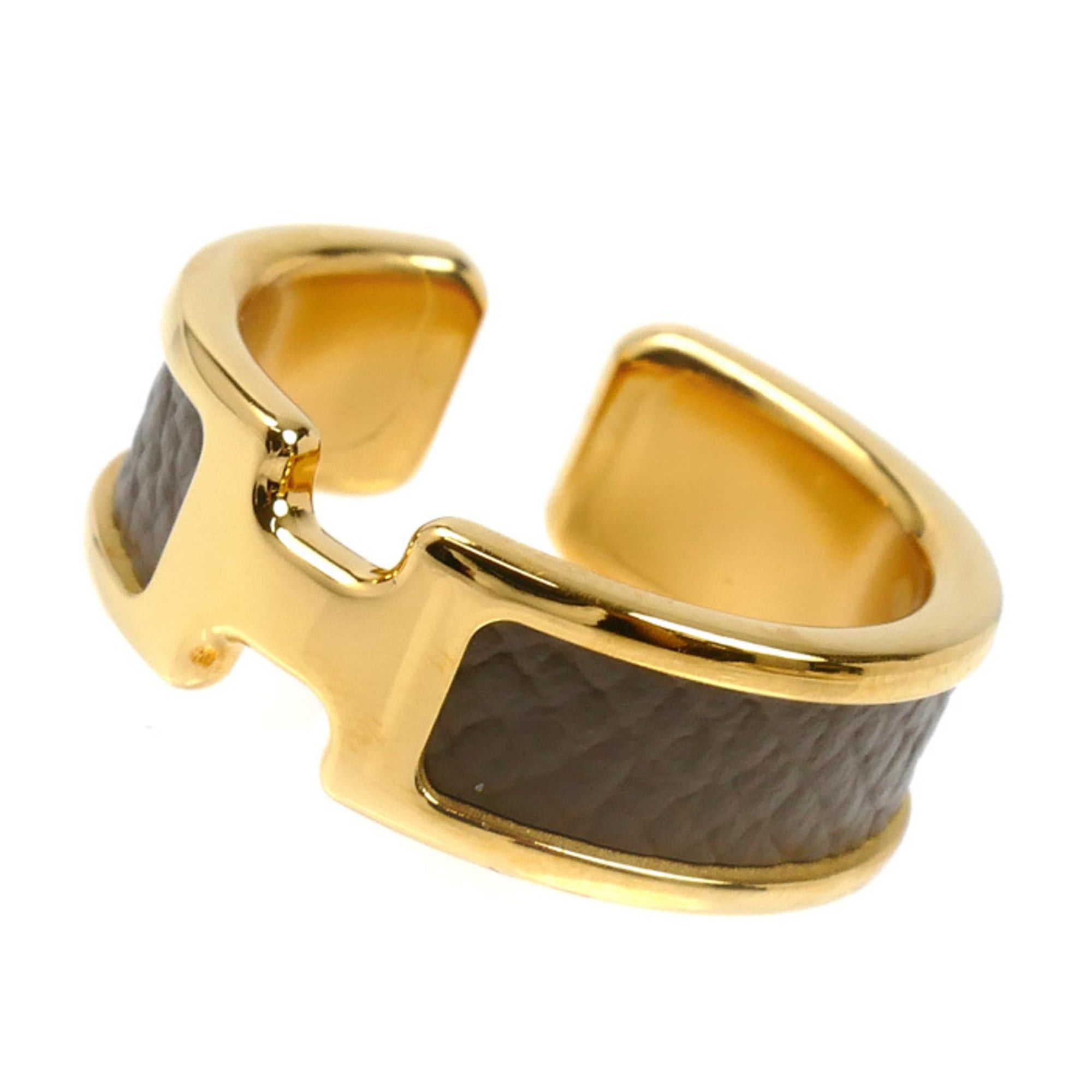 Hermes Hermes GP Leather Olympe GM Earrings Ear Cuff Women's Size ONE SIZE - 1 Thumbnail