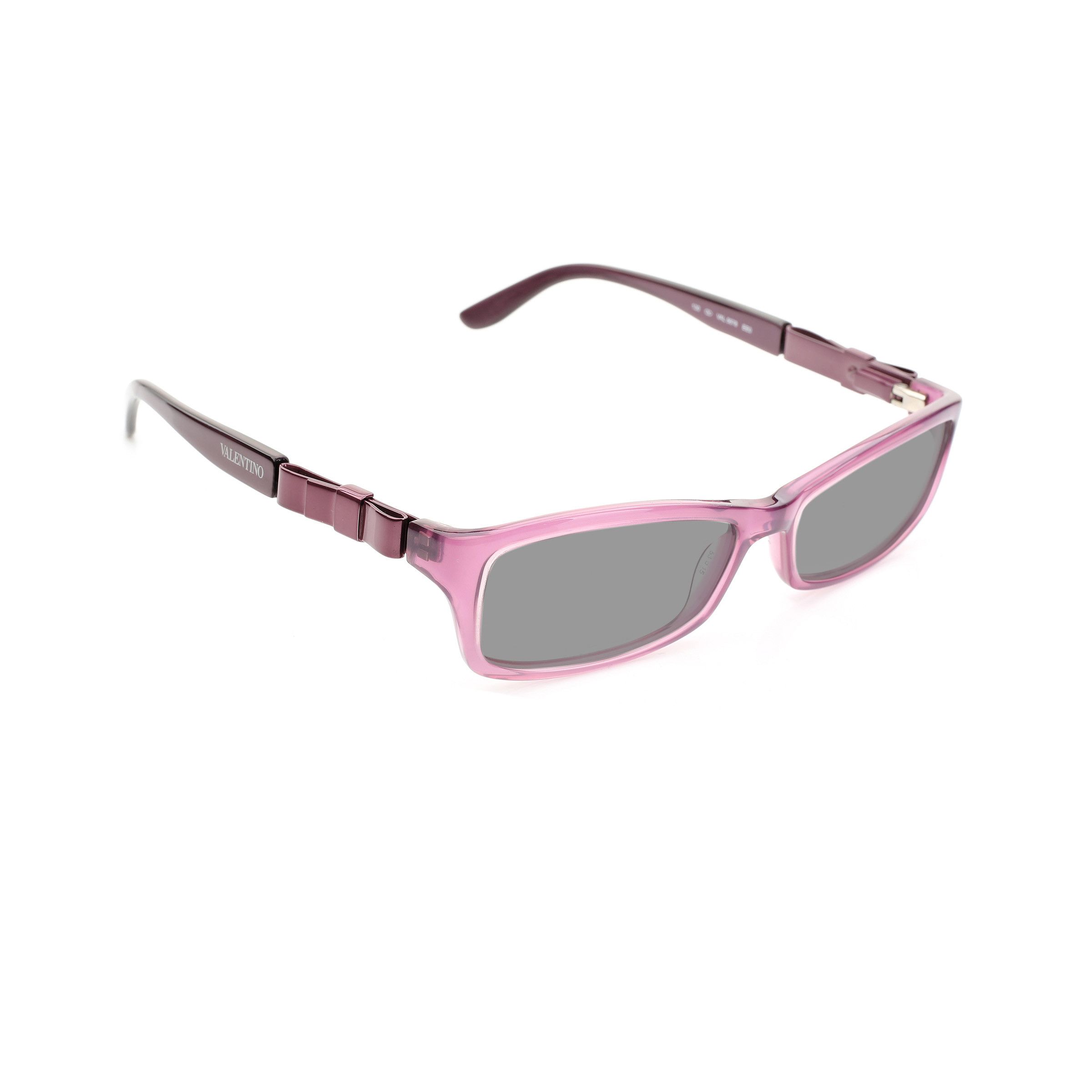 Valentino Valentino '00s Purple Bow Plastic Sunglasses Size ONE SIZE - 3 Thumbnail