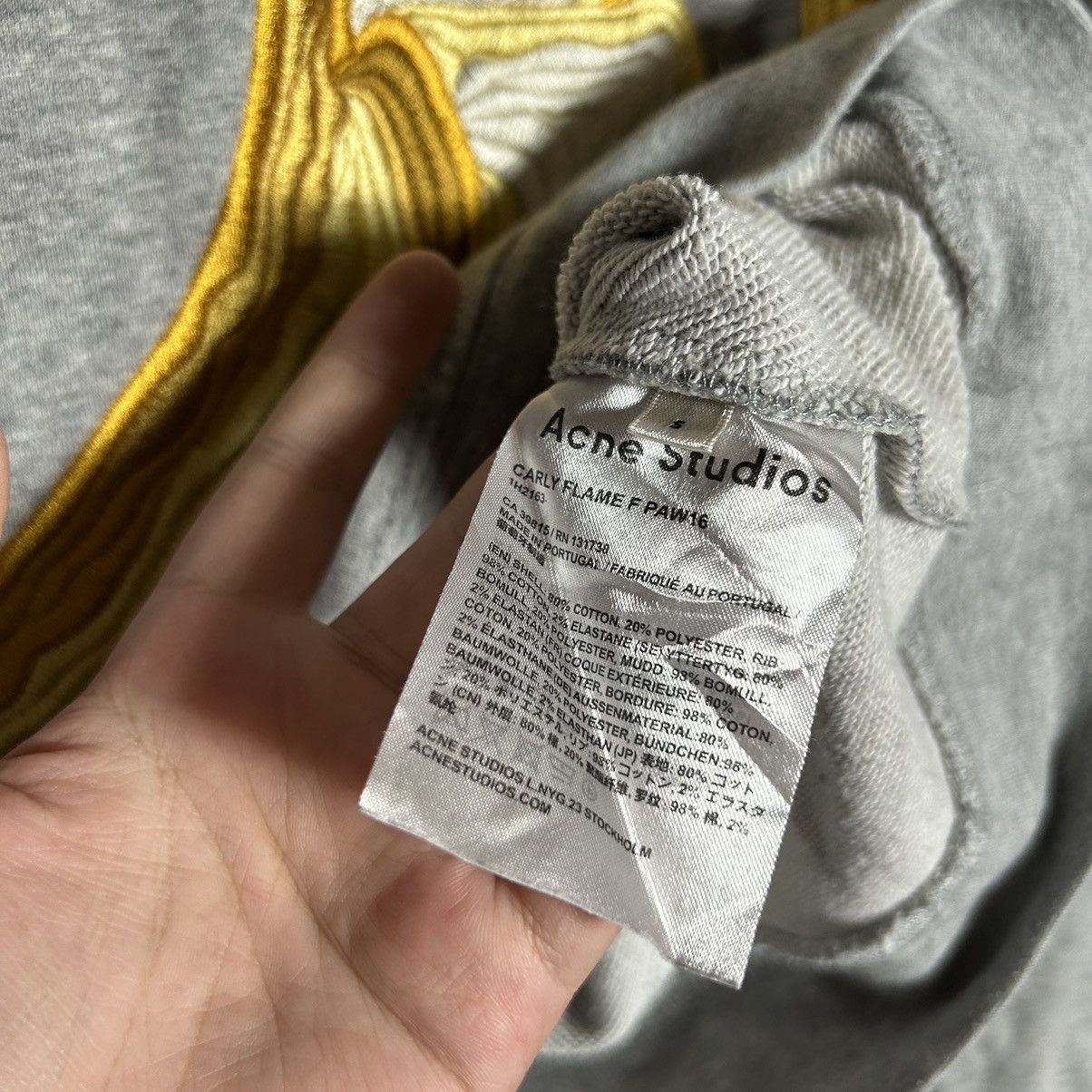 Acne Studios Acne Studios Banana Embroidery Sweatshirt Size M / US 6-8 / IT 42-44 - 7 Thumbnail