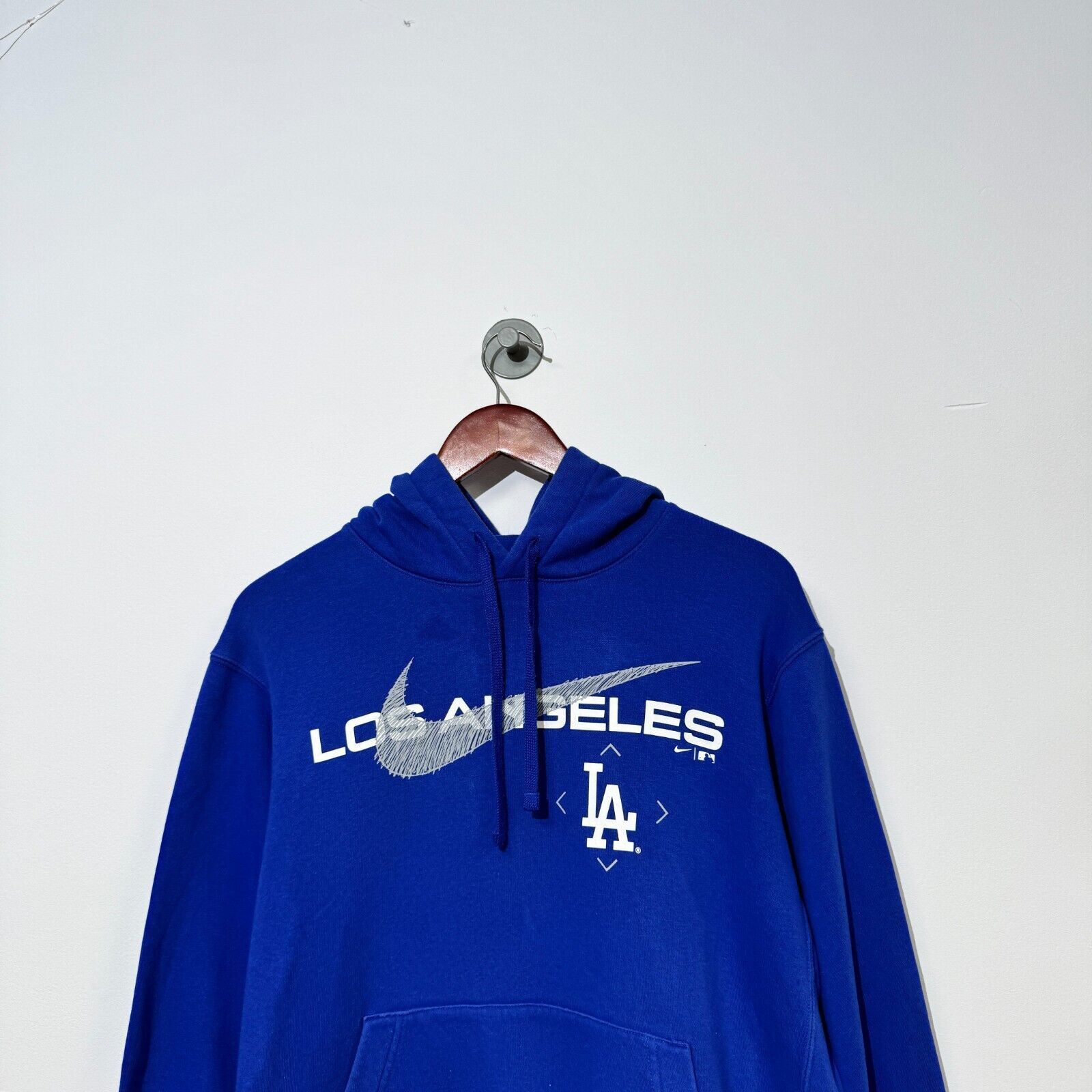 Nike × Vintage Nike Unisex Blue Cotton Hoodie Size S Los Angeles NBA Sport Size US S / EU 44-46 / 1 - 2 Thumbnail
